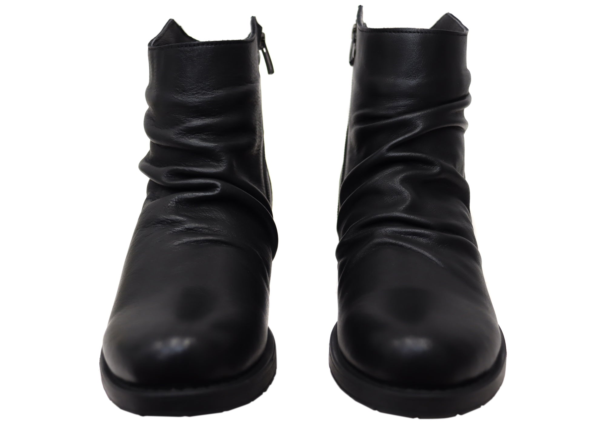Orizonte Castle Women's Comfortable Leather Ankle Boots - Stylish European Design for Casual Wear, Office & Fall Fashion