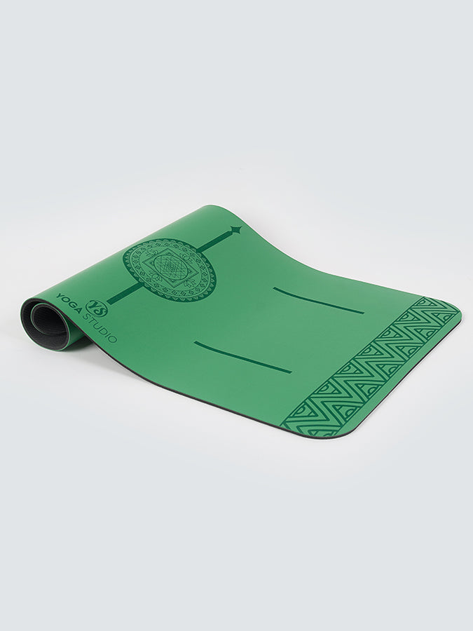 Non-Slip Yoga Knee Pad - The Grip Mini Mandala Mat for Yoga, Pilates & Meditation | Comfortable Cushion for Hard Floors | Perfect for Home Studios, Gyms & Outdoor Practice