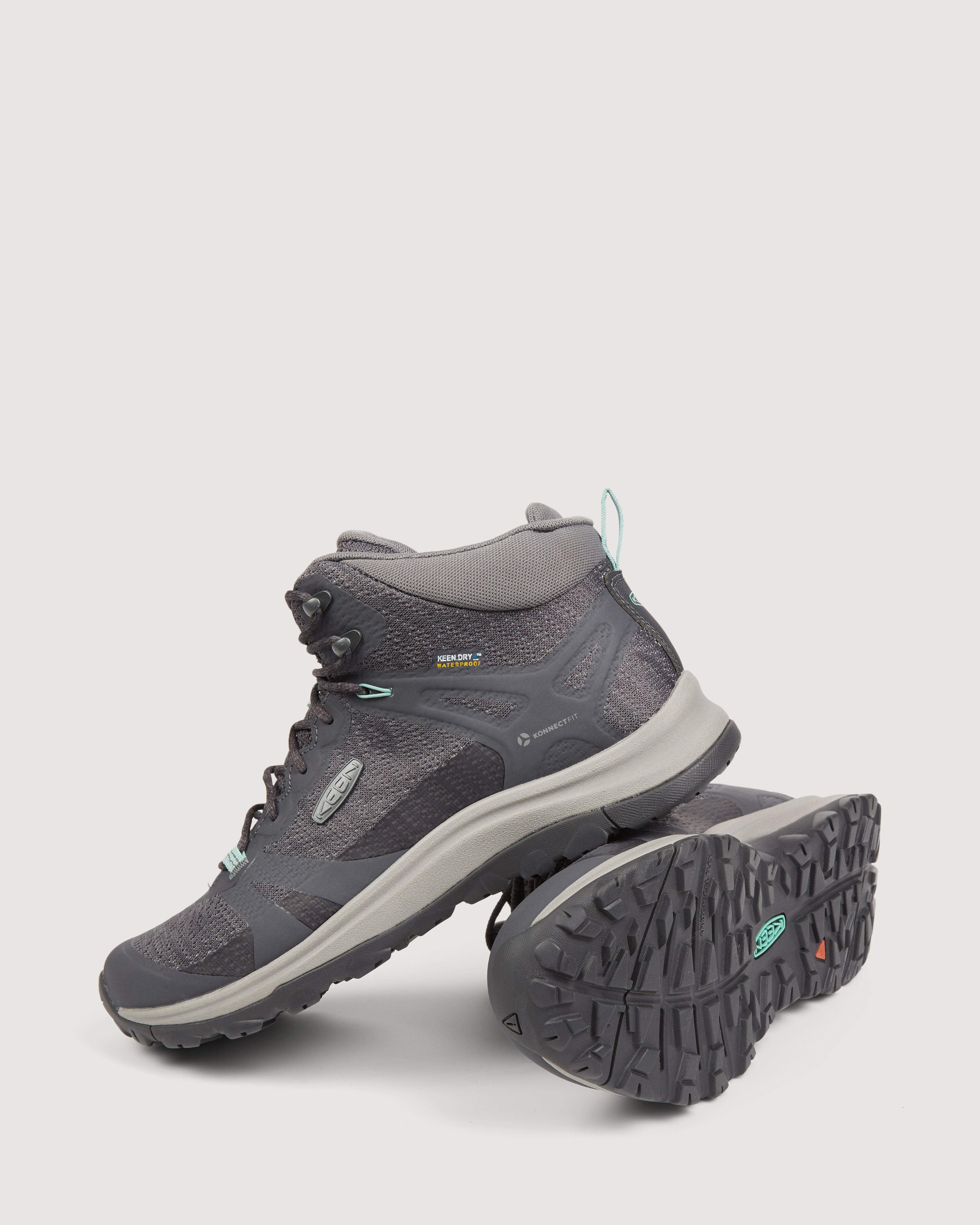 Keen Terradora II Women's Waterproof Hiking Boots - Lightweight & Durable Magnet/Ocean Wave Color - Perfect for Outdoor Adventures, Trail Hiking & Camping