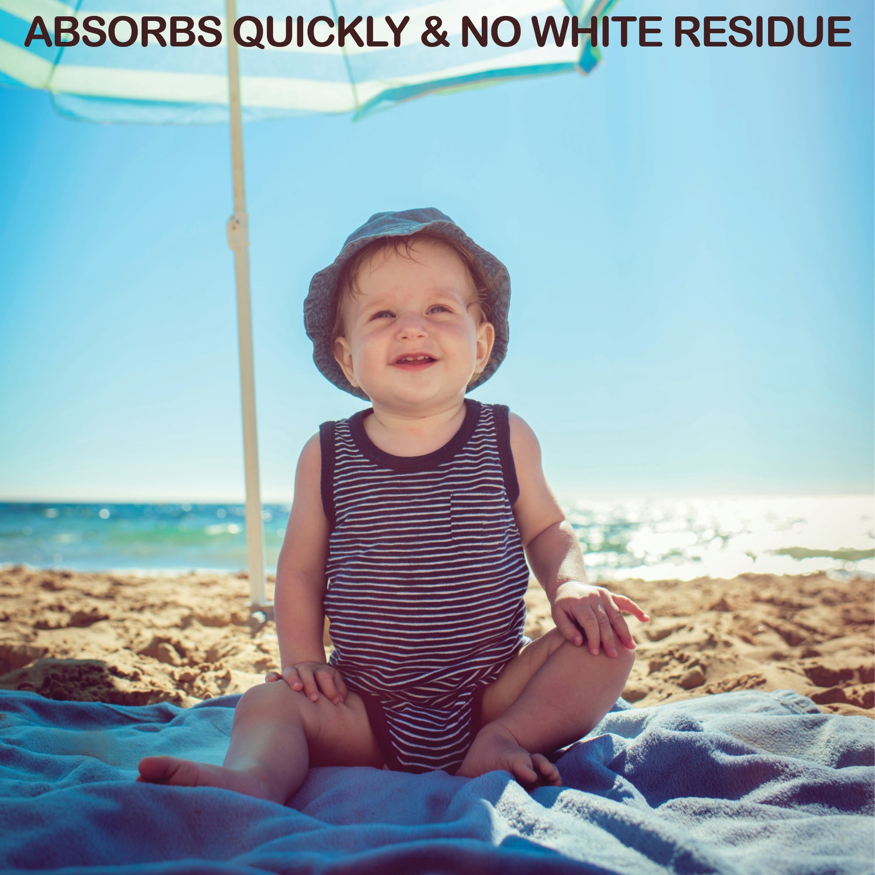 Oeight Baby Mineral Sunscreen SPF 50 - Natural Zinc Oxide Sunblock for Infants & Toddlers - Water-Resistant, Hypoallergenic, Fragrance-Free - Perfect for Beach, Pool & Outdoor Activities