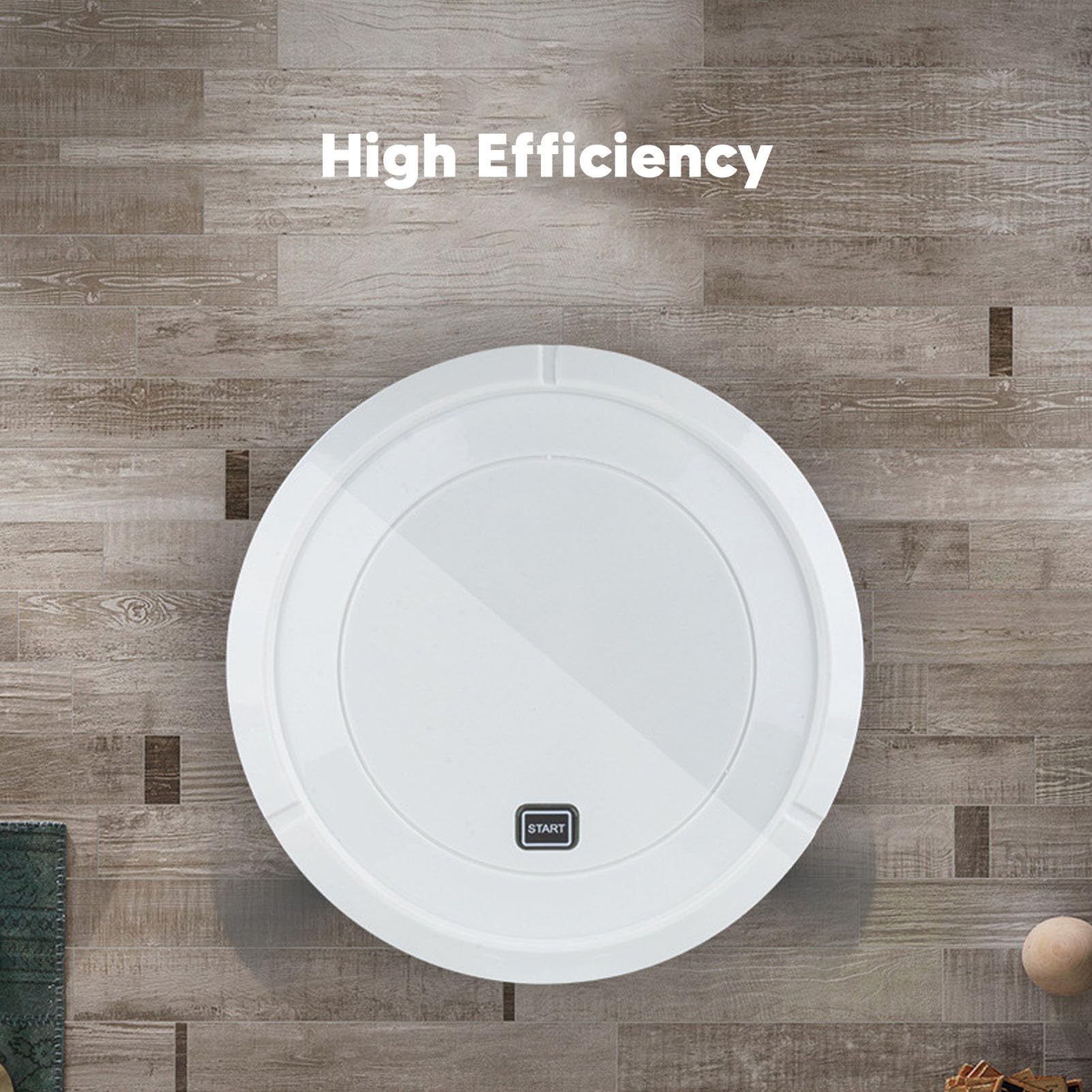 TOPINCN Smart Robot Vacuum Cleaner with 2000Pa Strong Suction - Self-Charging Robotic Vacuum for Pet Hair, Hard Floors & Carpets - Ideal for Home, Office & Apartment Cleaning (White)