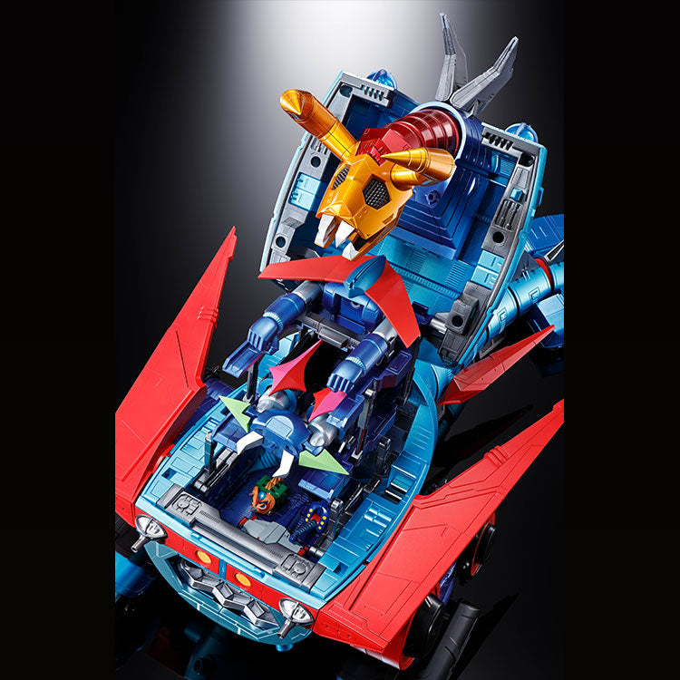Bandai Soul of Chogokin GX-100 Gaiking & Daiku Maryu Divine Demon Dragon Action Figure - Premium Collectible for Anime Fans & Display Showcase
