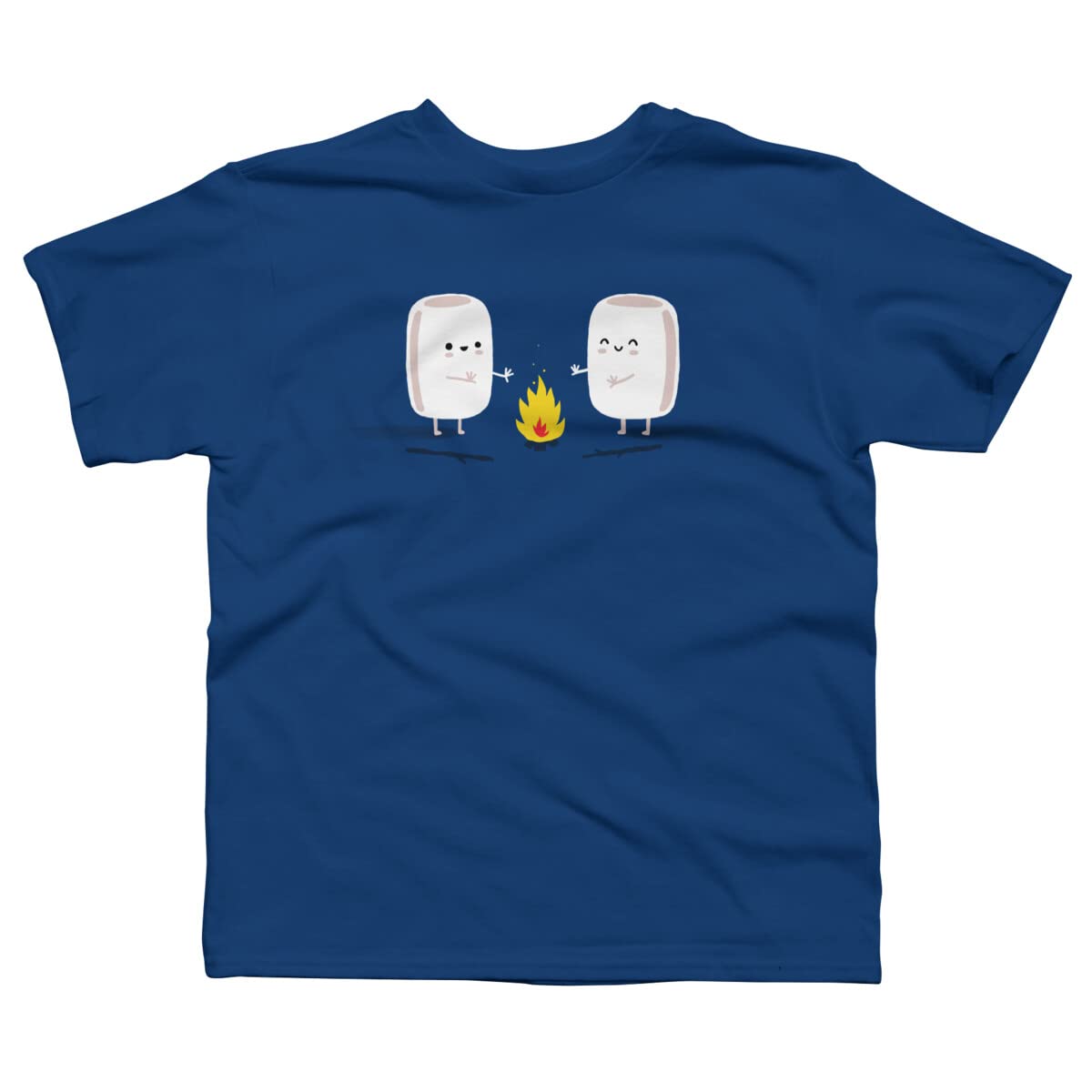 Design By Humans Boys' Marshmallows Graphic T-Shirt by Laurxy - Soft Cotton Tee for Kids, Fun Casual Wear for School & Playtime