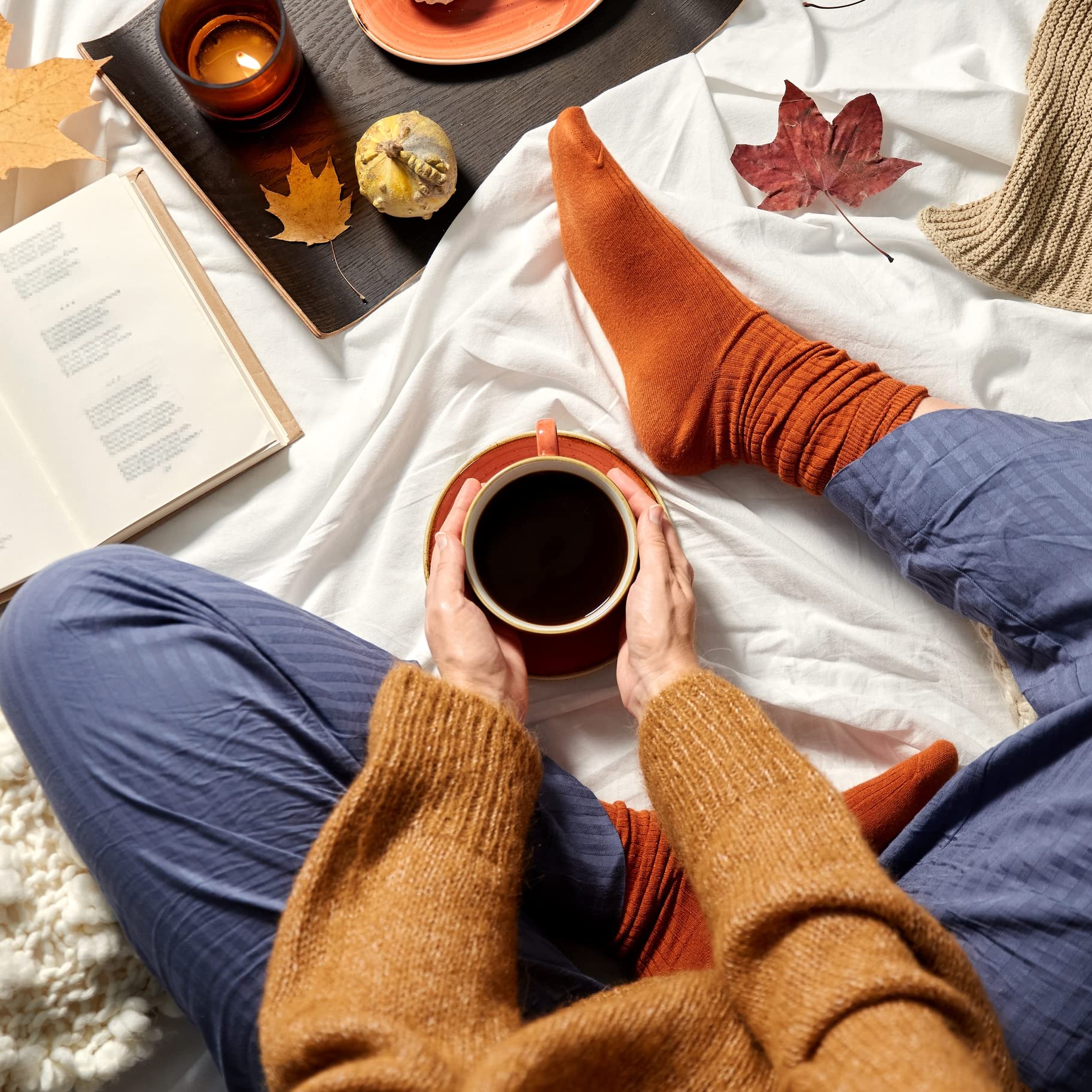 Decaf Pumpkin Caramel Spice Coffee Pods for Keurig - 22 Recyclable K Cups | Hot or Iced Brew | Perfect for Fall Mornings, Office Breaks & Cozy Evenings