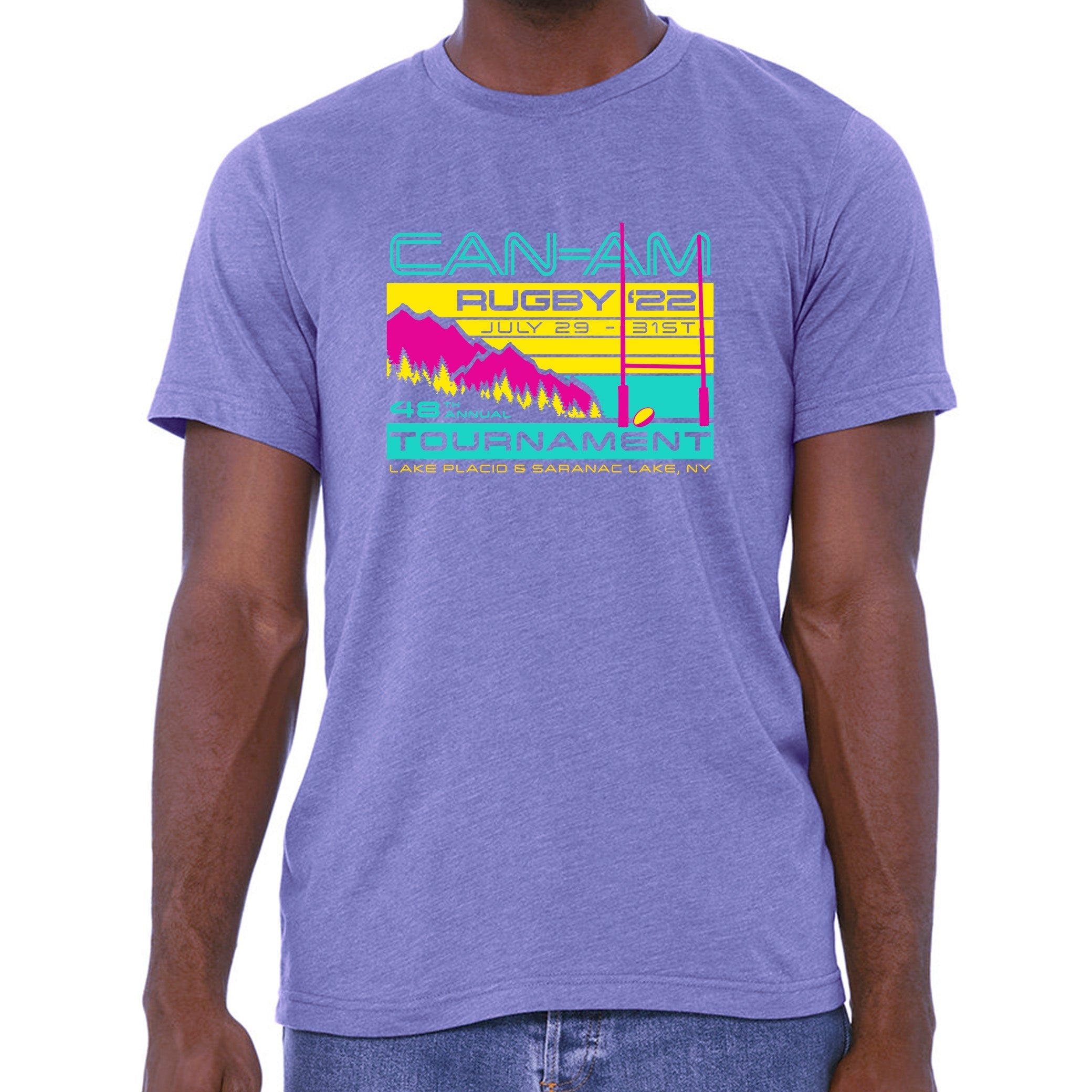 2022 Can Am Tournament T-Shirt - Men's Comfortable Cotton Tee for Sports, Casual Wear & Outdoor Activities