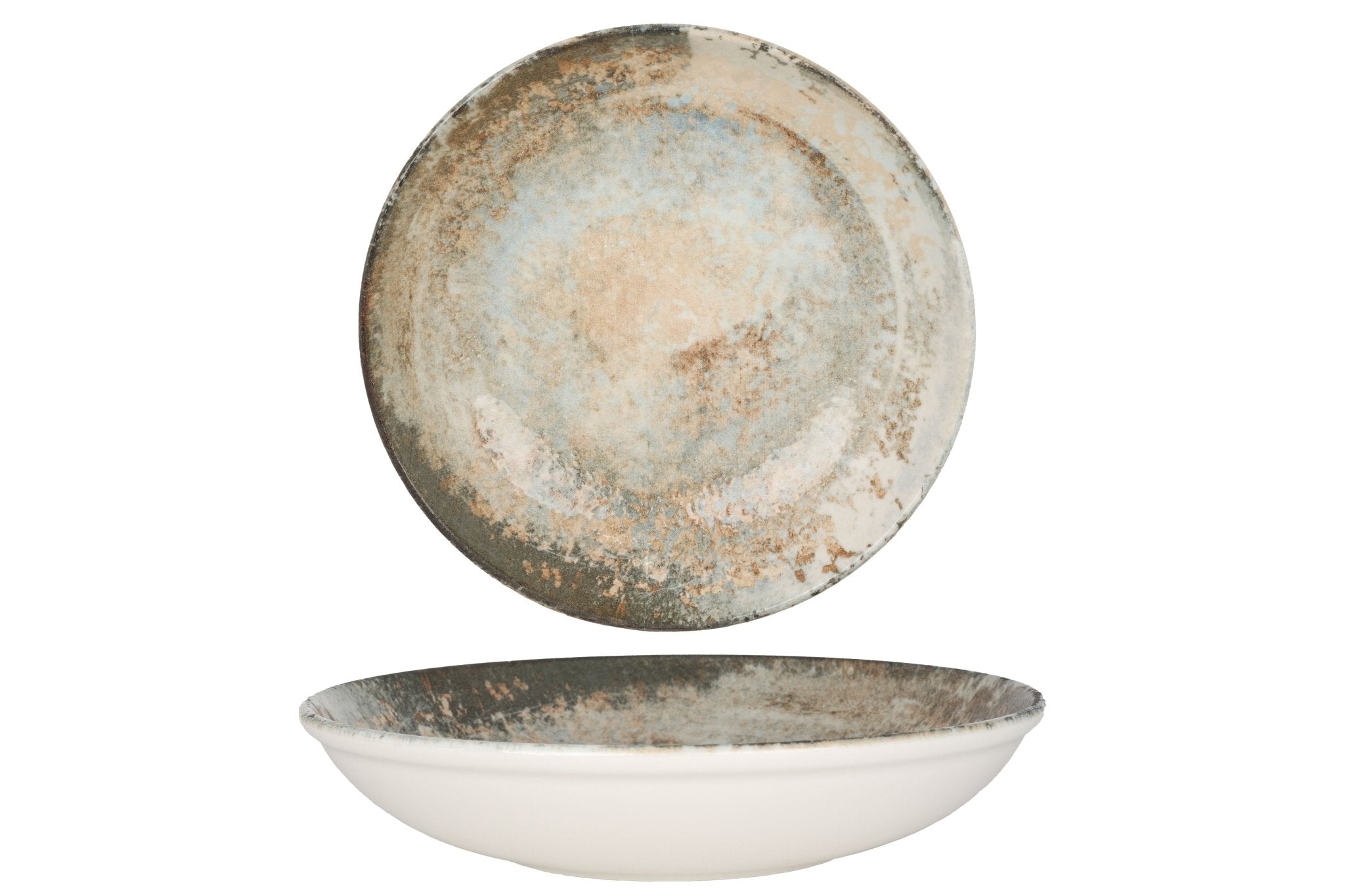 24-Piece Obvara Dinnerware Set - Elegant Stoneware Plates, Bowls & Mugs for Everyday Dining & Entertaining - Perfect for Family Dinners, Parties & Restaurant-Style Meals