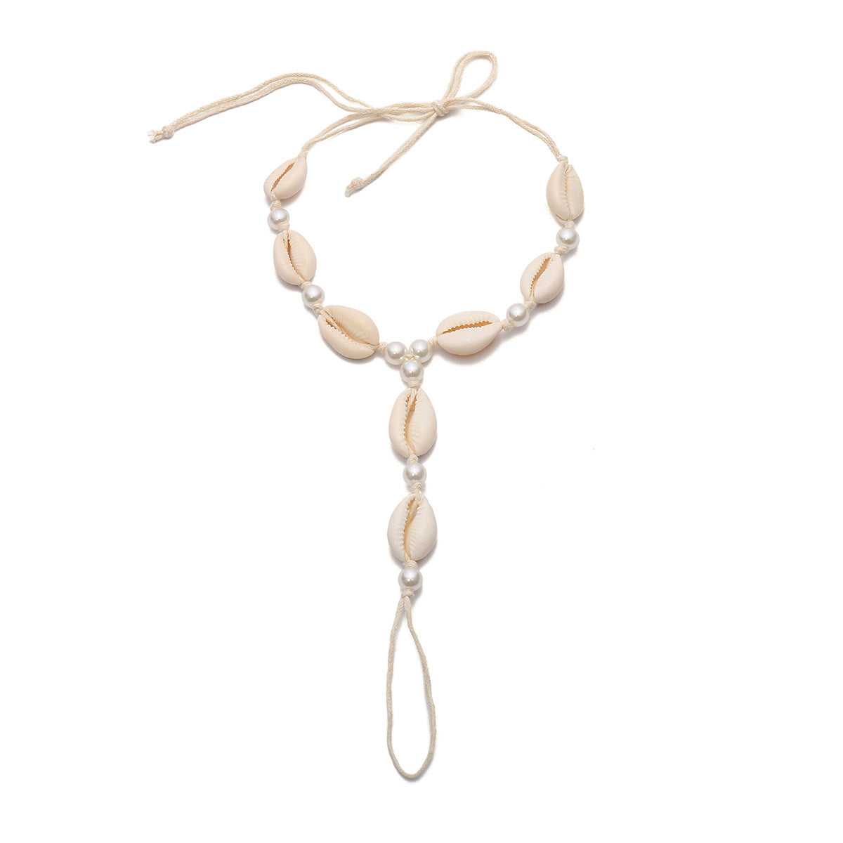 Anklet black rope
