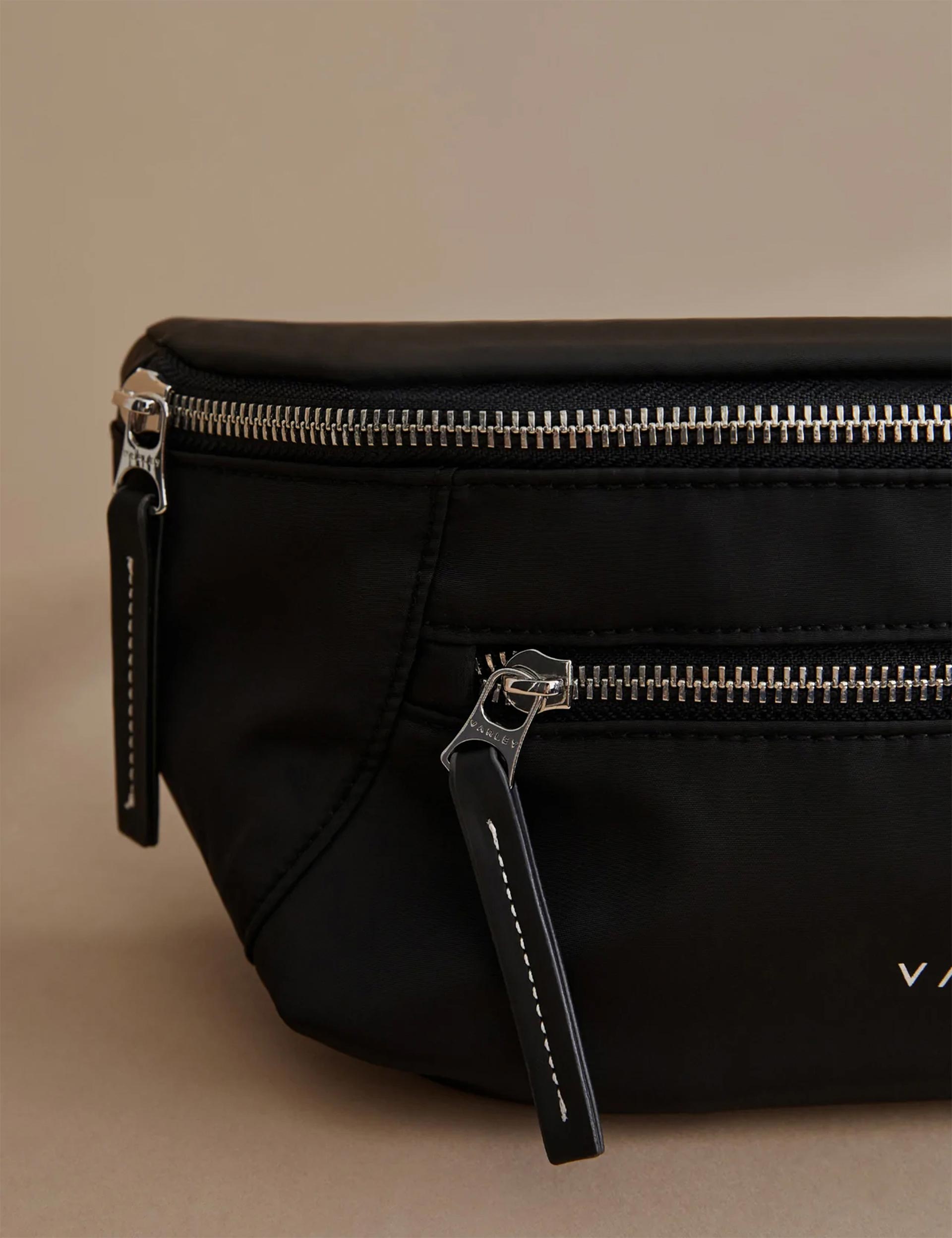 Lasson Belt Bag - Stylish Black Waist Pack for Running, Travel & Outdoor Adventures | Hands-Free Crossbody Fanny Pack