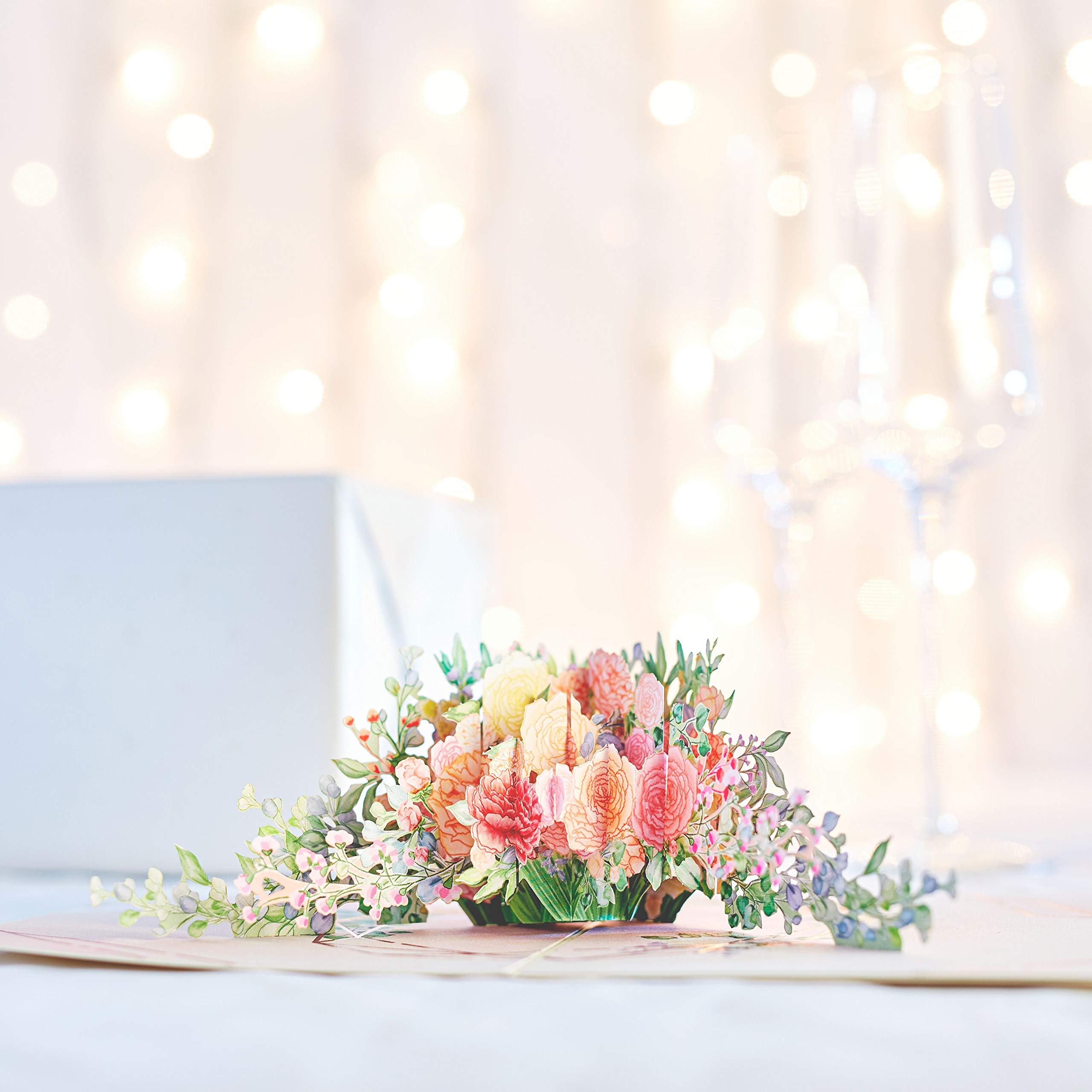Lovepop 3D Wedding Pop-Up Greeting Card - Floral Design for Anniversaries, Bridal Showers & Congratulations - Perfect for Wedding Invitations, Gifts & Special Occasions