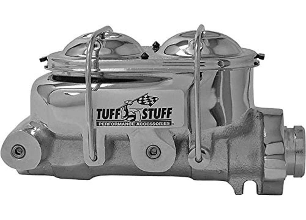 Tuff Stuff 2020NA 1 Inch Chrome Bore Master Cylinder - High Performance Brake System Upgrade for Classic Cars & Hot Rods