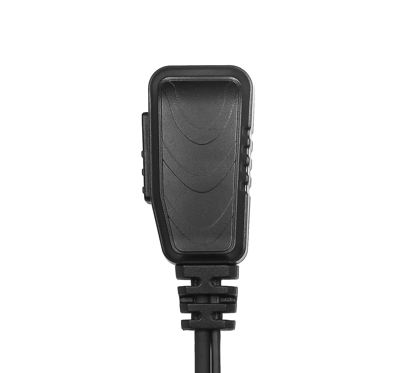 2 Pack G-Shape Style Earphone with PTT MIC - Compatible with Hytera TC-500, RCA Relm RP6500 & Tekk Feidaxin - Clear Communication for Security, Construction & Outdoor Work