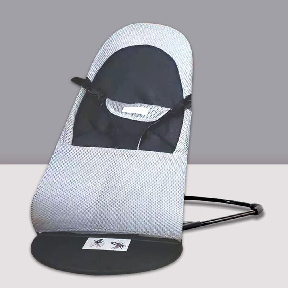 Portable Adjustable Folding Pet Rocking Chair - Elevated Dog Bed with Removable Washable Cover, Gray - Perfect for Indoor Lounging & Outdoor Relaxation