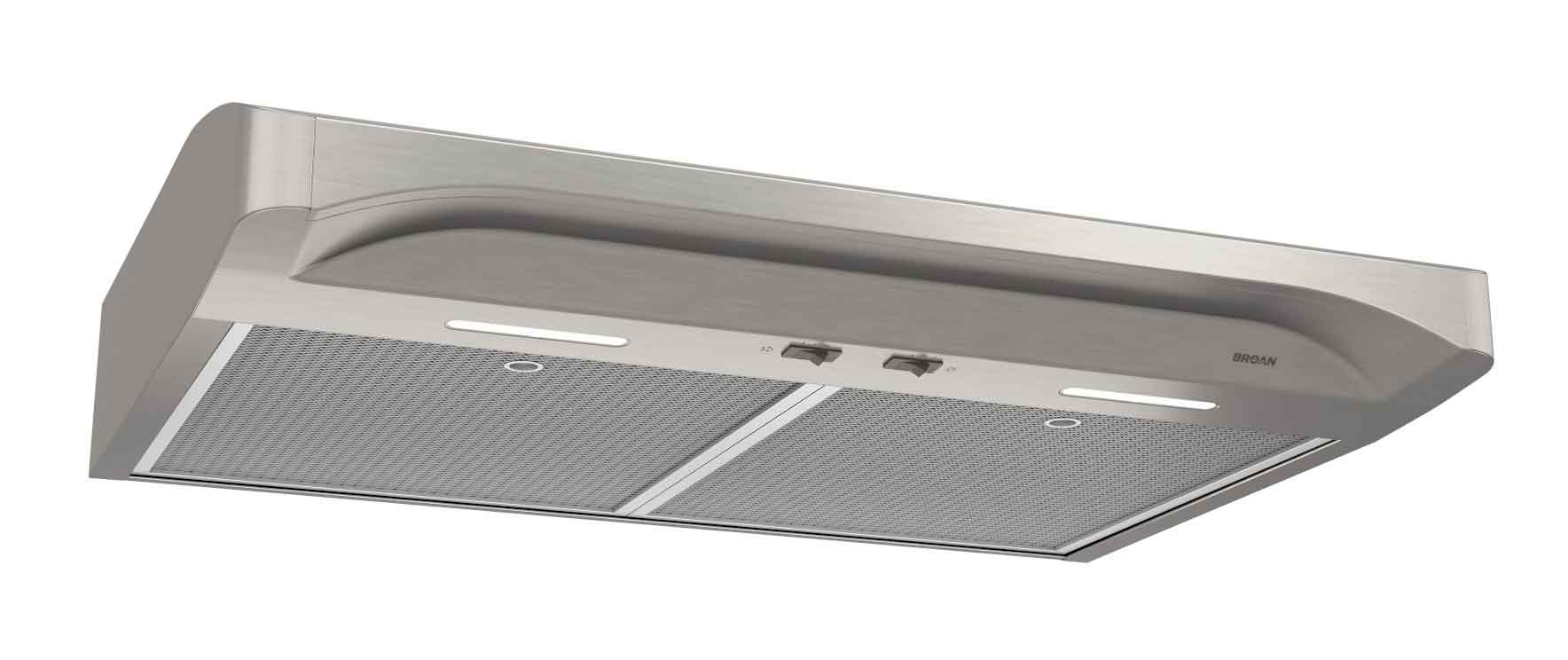 Broan BQSEN130SS 30-Inch Stainless Steel Under Cabinet Range Hood - 250 CFM Powerful Ventilation for Kitchen, Cooking & Smoke Removal