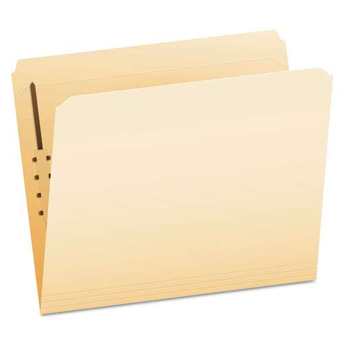 Fastener Folders with 1 Fastener - Straight Tab Letter Manila Folders (50/Box) - Perfect for Office Filing, Document Organization & School Projects