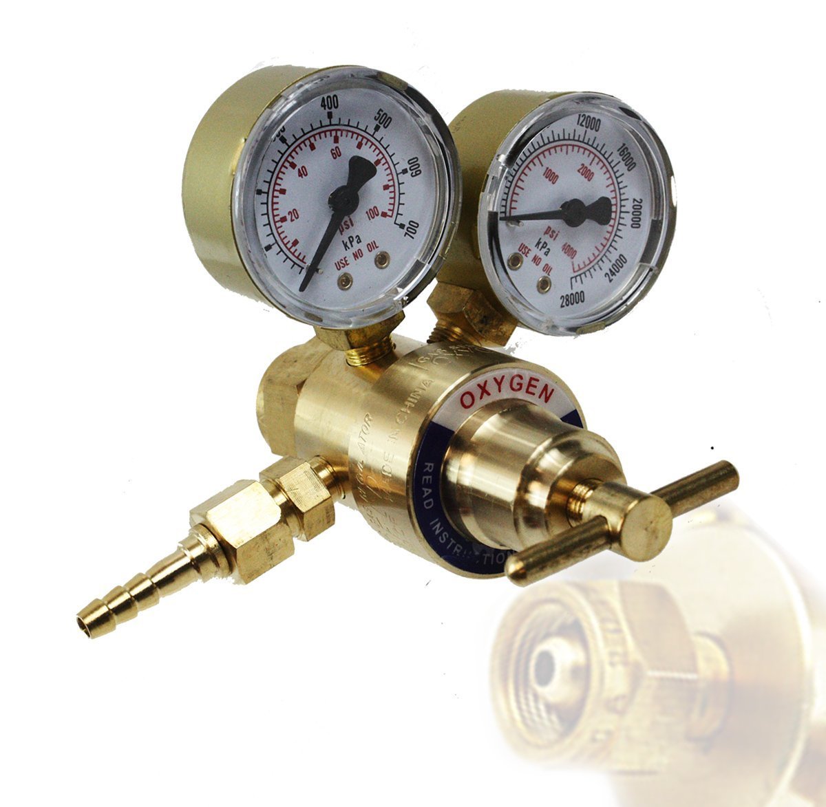 Premium Solid Brass Oxygen & Acetylene Regulators for Victor Gas Torch - Heavy Duty Welding & Cutting Equipment - Perfect for Metal Fabrication, HVAC Repair & Industrial Applications