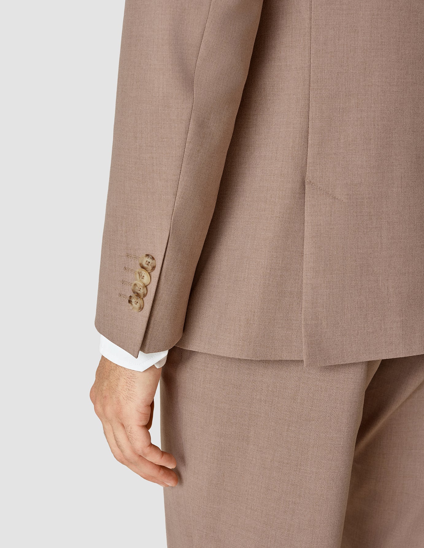 Essential Blazer Dusty Lilac Melange Regular Fit - Perfect for Office Wear, Business Meetings & Smart Casual Outfits