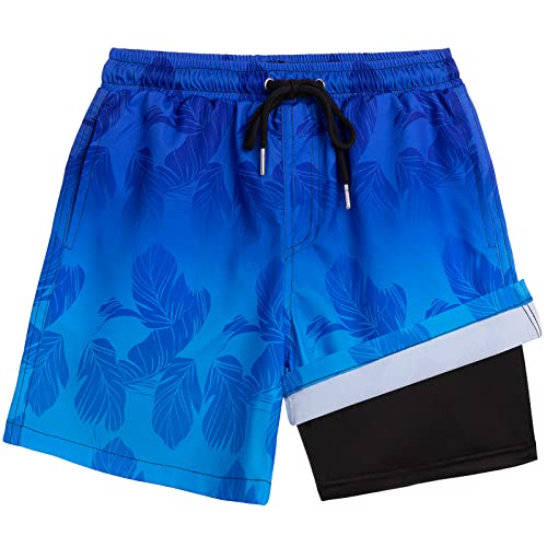 Gradient-blue-leaf