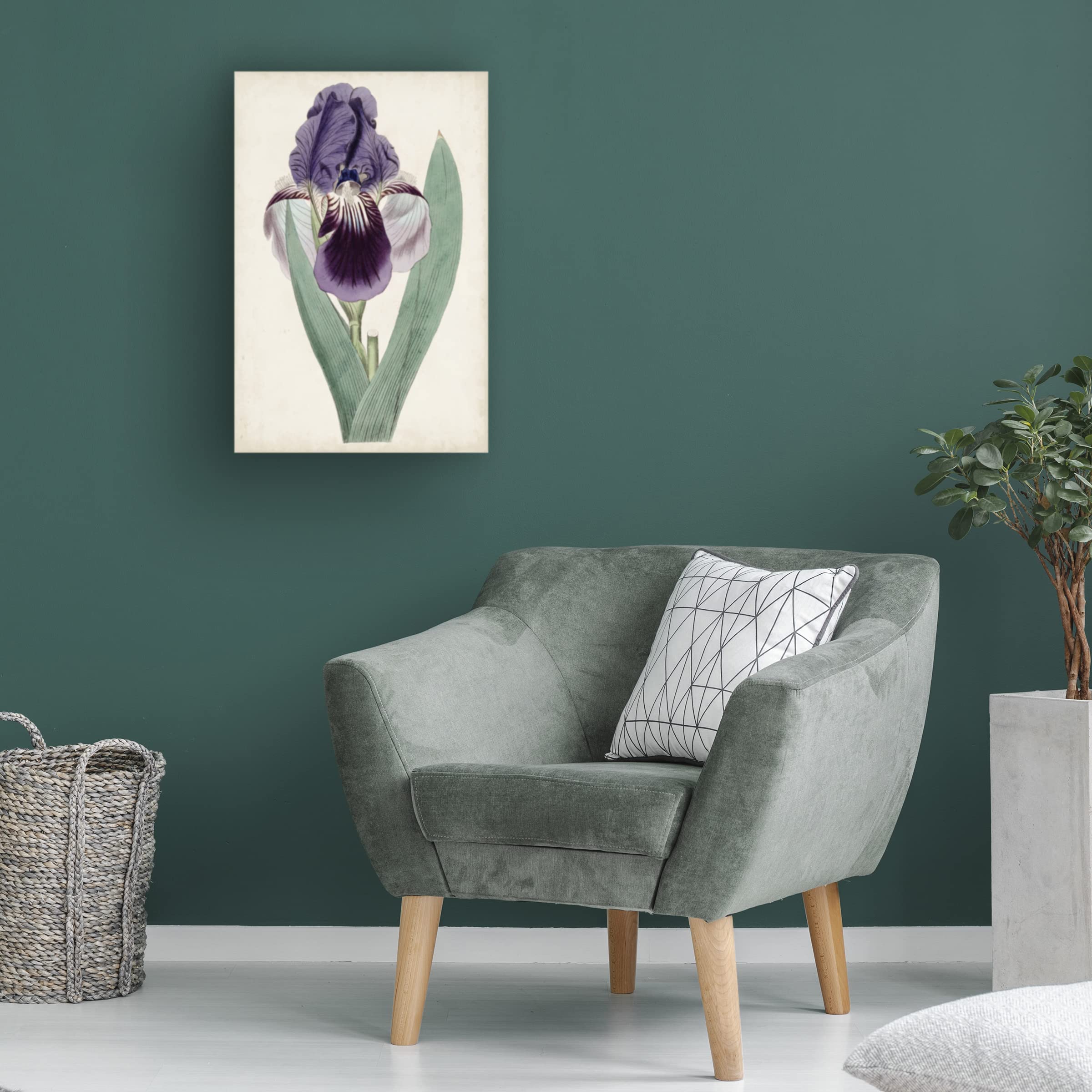 Trademark Fine Art 'Garden Gems VI' Canvas Wall Art by Curtis - Vibrant Floral Painting for Living Room, Bedroom & Office Decor