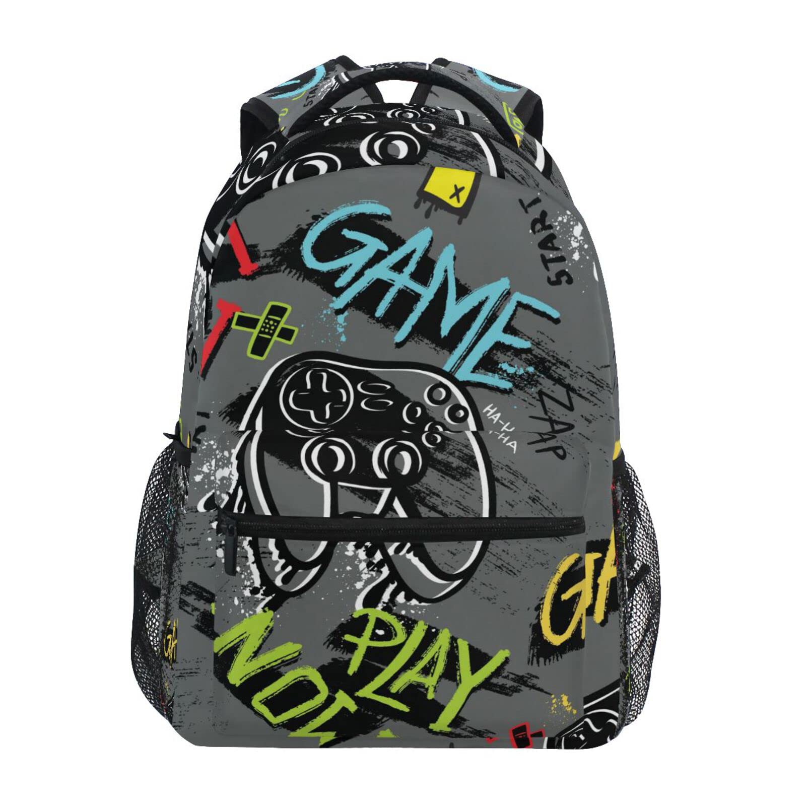 Xigua Large 16.9 Inch Gaming Backpack for Students - Durable School Bookbag with Laptop Compartment for Teens, Boys & Girls | Perfect for School, Travel & Gaming Conventions
