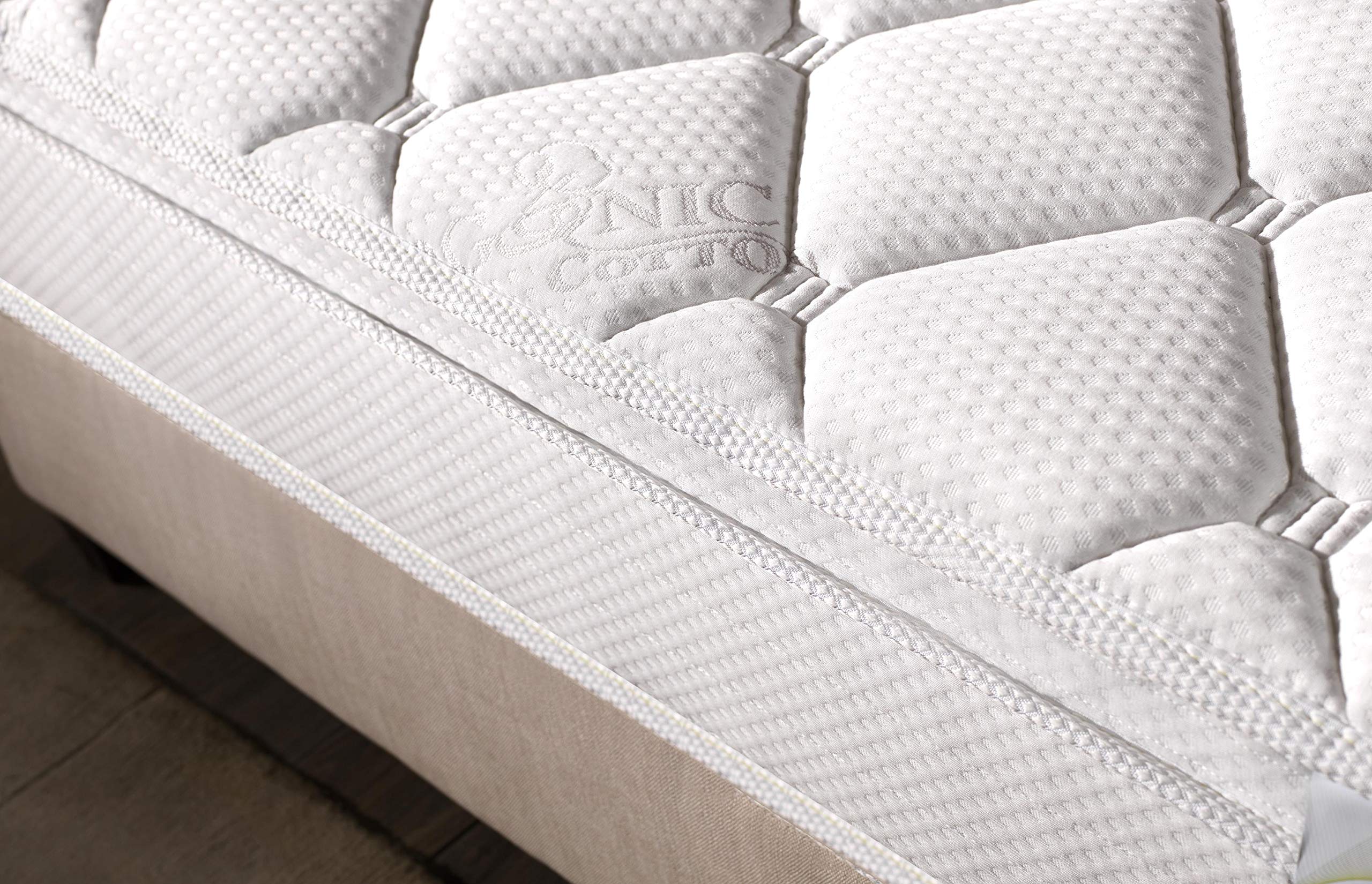 Oliver & Smith 12 Inch Hybrid King Mattress - Pocketed Coil Spring, Plush Euro Pillow Top with Cooling Memory Foam | Eco-Friendly, Breathable & Supportive | Perfect for Master Bedrooms, Guest Rooms & Luxury Hotels
