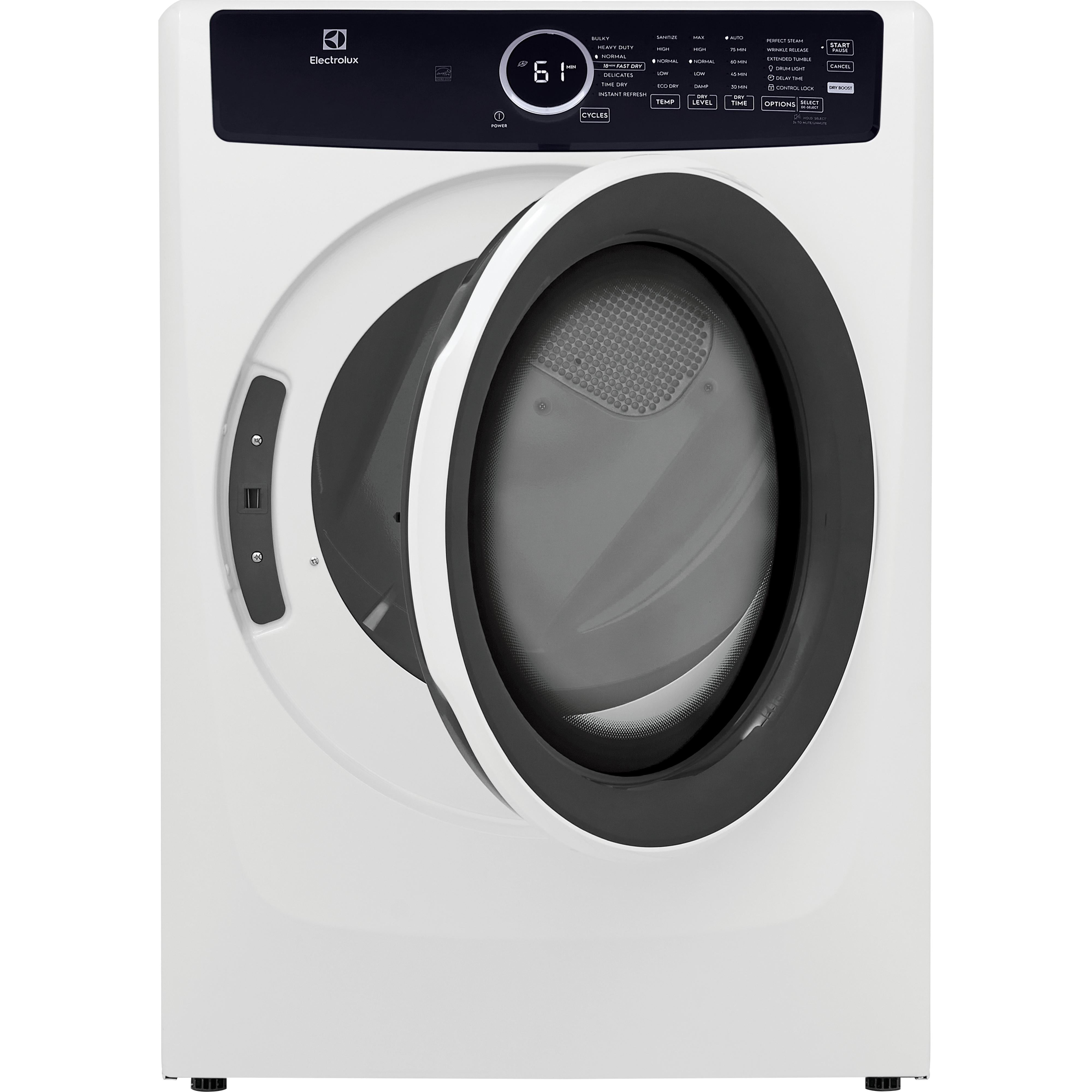 Electrolux 8.0 Cu. Ft. Gas Dryer with 7 Drying Programs - ELFG7437AW | Perfect for Large Families & Laundry Rooms | Fast, Efficient Drying for All Fabric Types
