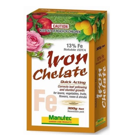Iron Chelate Supplement for Plants - High Bioavailability Iron Fertilizer for Lawns, Gardens & Hydroponics | Boosts Growth & Prevents Yellowing Leaves