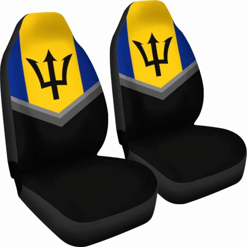 Barbados Flag Car Seat Cover - Durable & Stylish Universal Fit for Cars, SUVs, Trucks - Perfect for Travel, Road Trips & National Pride Display