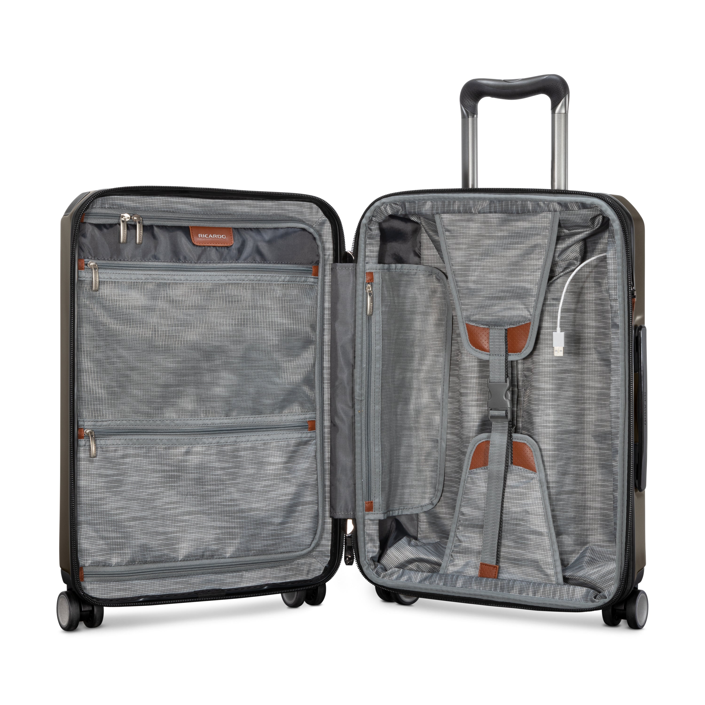 Ricardo Beverly Hills Montecito 2.0 Expandable Hardside Spinner Carry-On Luggage - Lightweight & Durable Suitcase for Air Travel, Business Trips, and Weekend Getaways