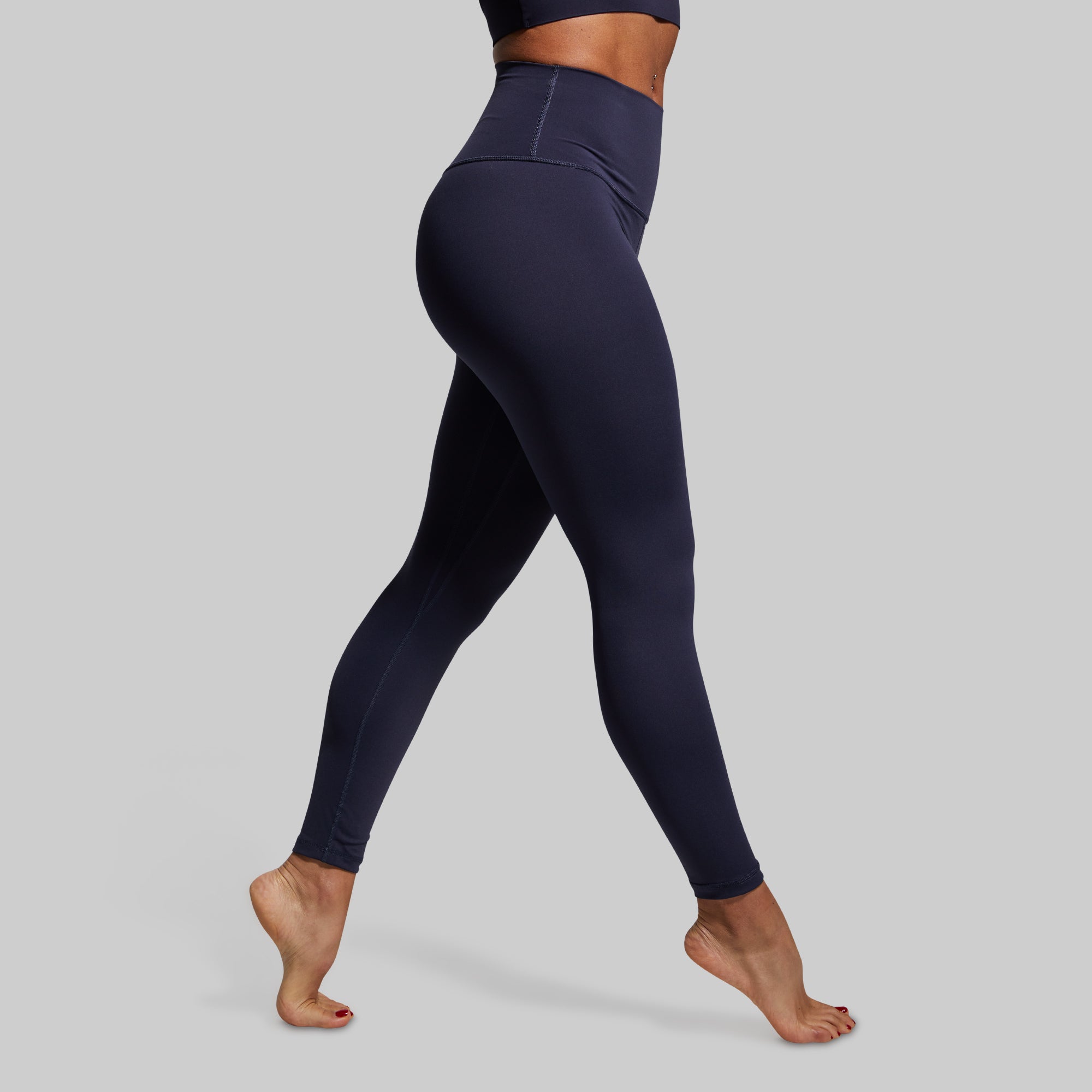 Premium High-Waist Yoga Leggings for Women - Your Go To Legging 2.0 (Navy Blue) - Perfect for Workout, Running, Gym & Lounge Wear