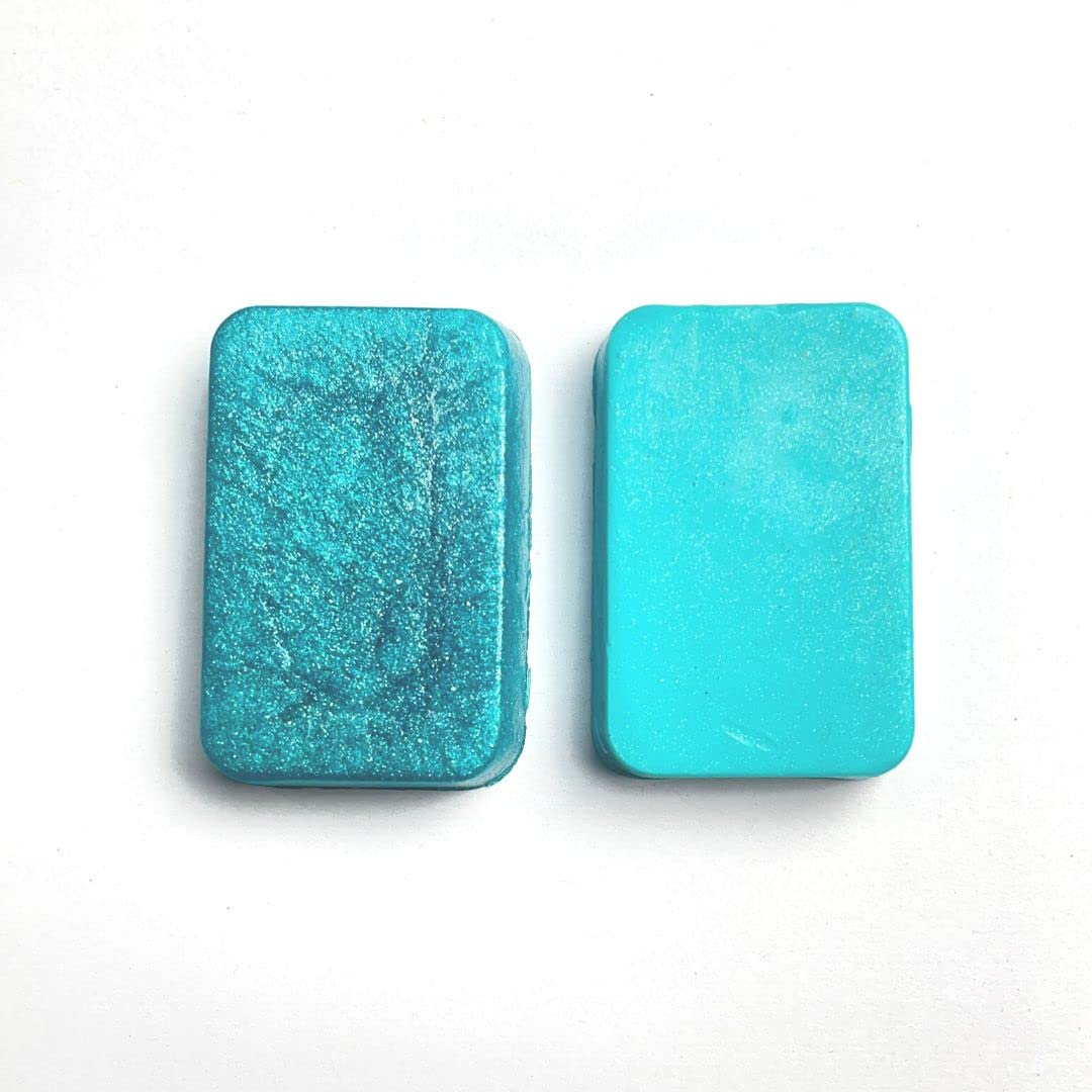 Purenso Select - Natural Turquoise Mica Powder (10g) | Premium Cosmetic Grade Pigment for DIY Soap Making, Candle Crafting, Lip Gloss, Nail Art, Bath Bombs & Resin Jewelry | Vibrant Color for Arts & Crafts Projects
