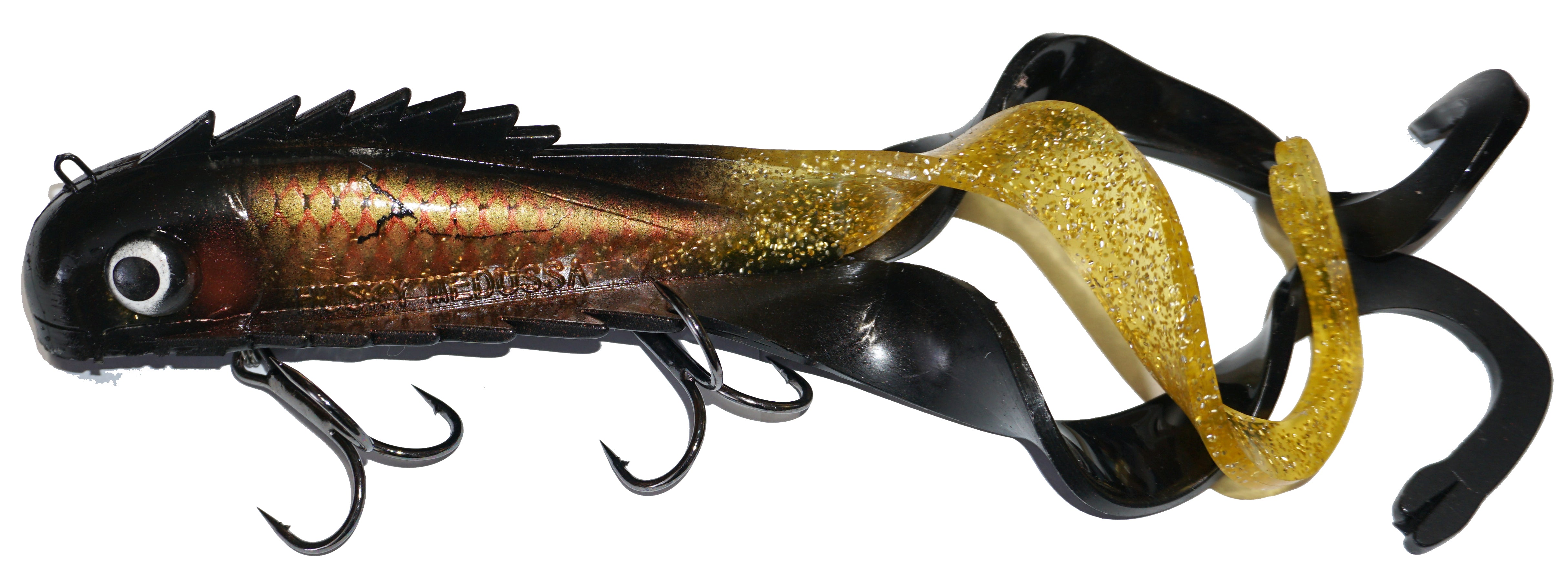 Chaos Tackle Husky Medussa Fishing Lure - Premium Bass and Walleye Bait for Freshwater and Saltwater Fishing - Perfect for Casting, Trolling, and Jigging
