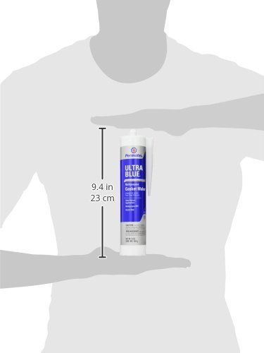 Permatex 81725 Sensor-Safe Ultra Blue RTV Silicone Gasket Maker - 13 oz Tube | High-Temperature Sealant for Automotive Engines, Transmissions & Marine Applications