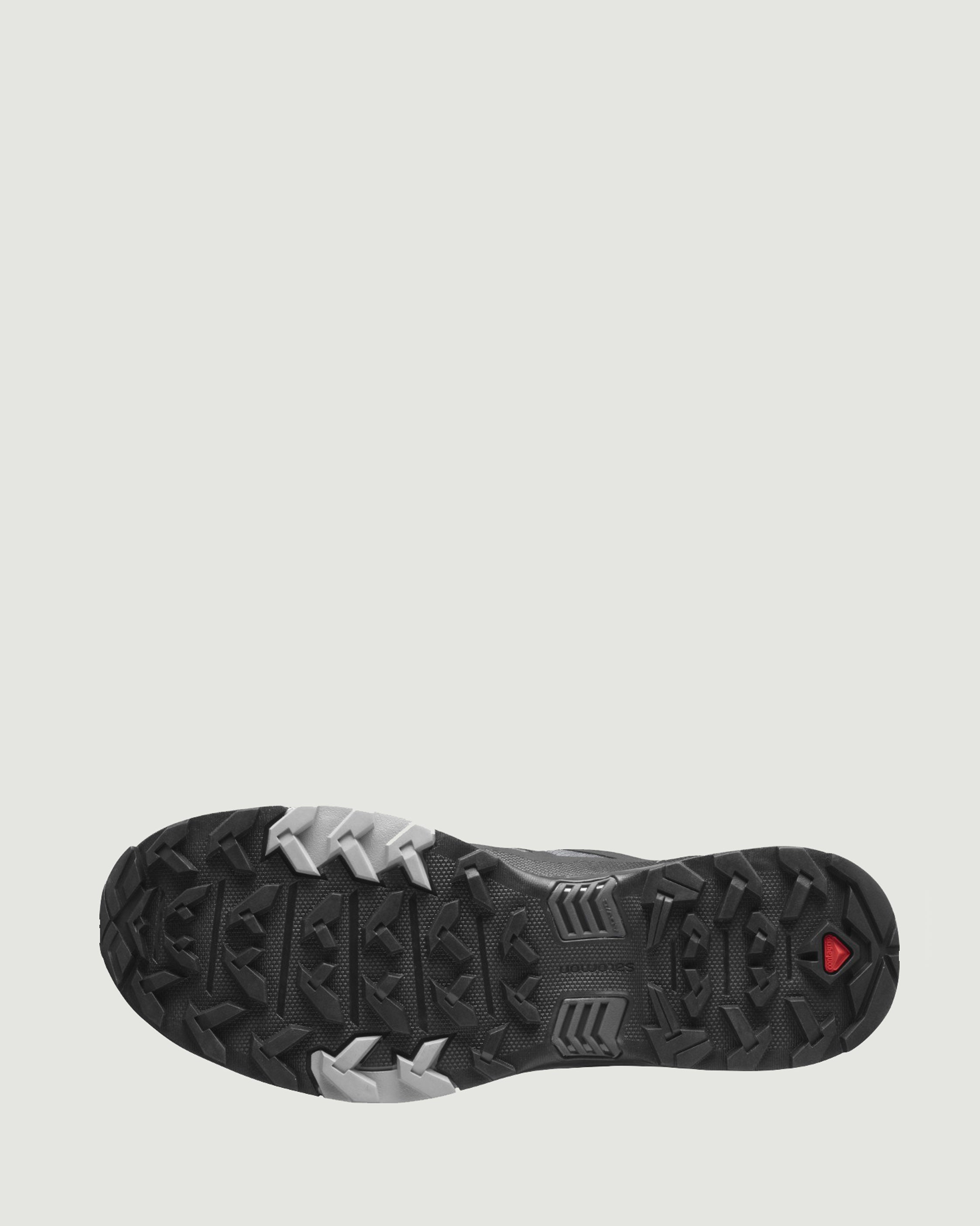 Men's Salomon X Ultra 4 GTX Wide Hiking Shoes - Waterproof & Lightweight Trail Running Shoes for Men in Magnet/Black/Monument - Perfect for Mountain Trekking & Outdoor Adventures