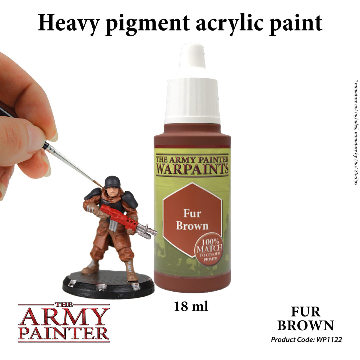 Warpaints: Fur Brown - Professional Face & Body Paint for Cosplay, Halloween, and Theater Makeup | High-Quality, Long-Lasting, Skin-Safe Formula