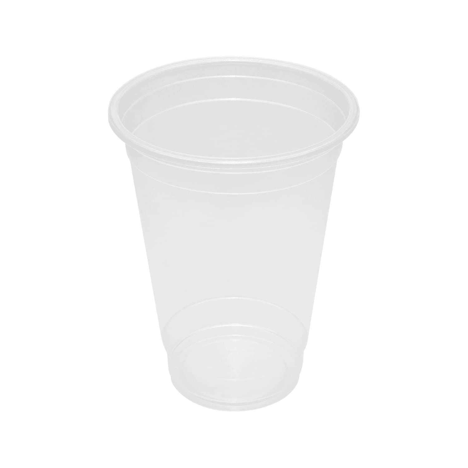 16oz 2,000 Count 95mm Clear Plastic U-Rim Disposable Cups - Translucent PP Material for Sealing Films (C1011) - Perfect for Parties, Catering, and Food Service Businesses
