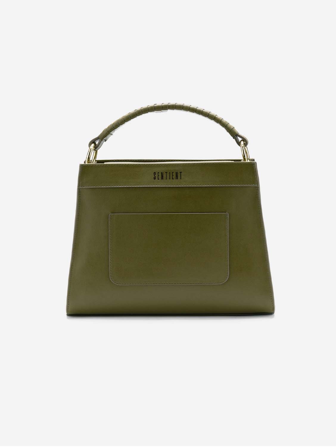 Panthera Desserto® Cactus Leather Vegan Tote Bag - Eco-Friendly Moss Green Handbag for Women | Perfect for Work, Travel & Everyday Use