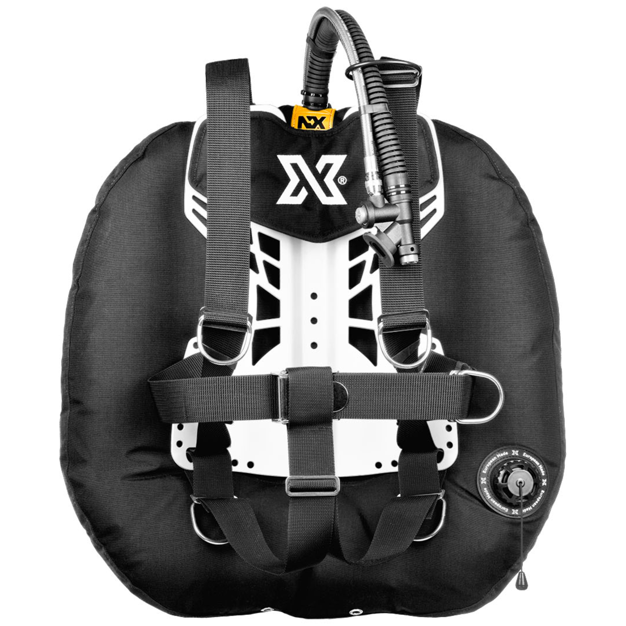 XDeep Project Wing System - Premium Black Scuba Diving Wings for Buoyancy Control | Perfect for Technical Diving & Underwater Exploration