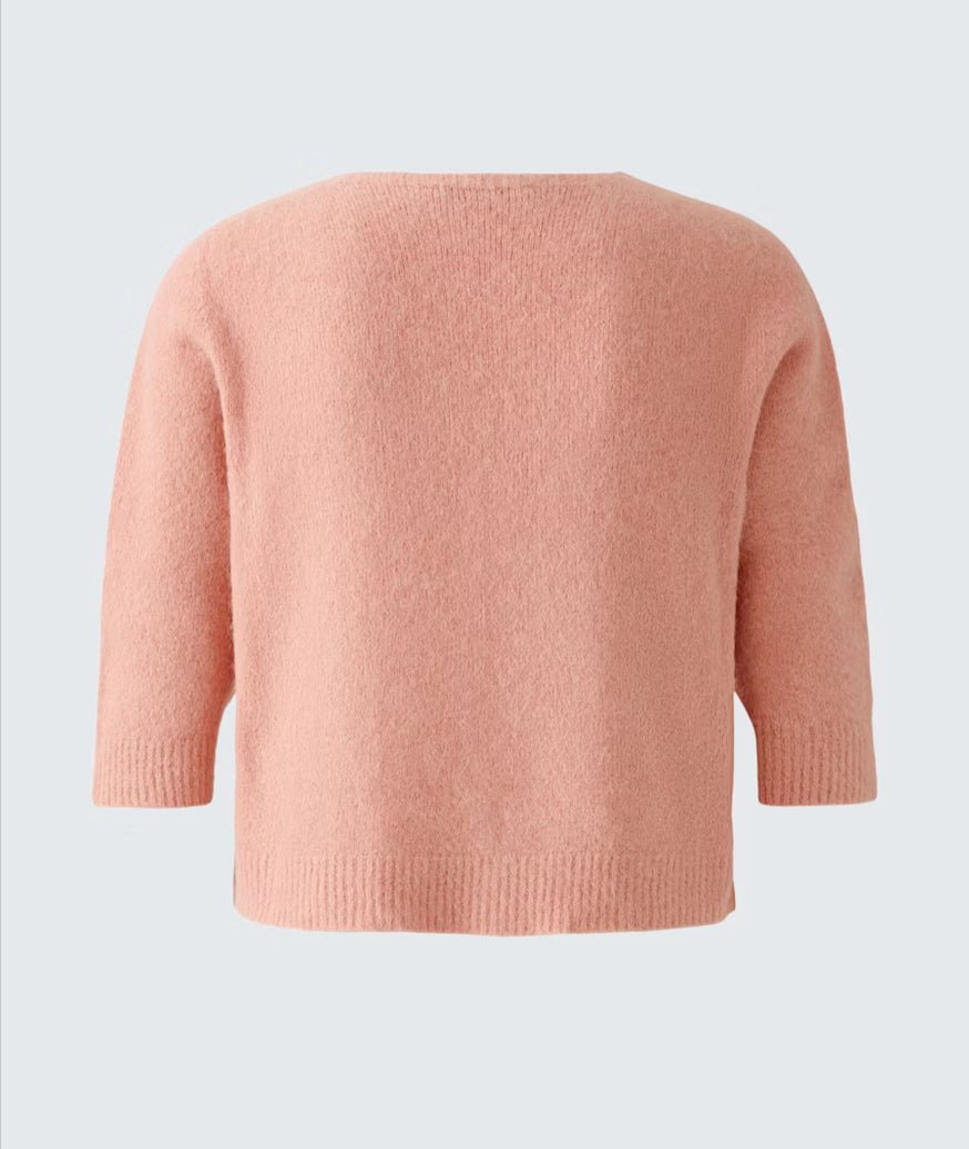 91781 Coral Button Up Cardigan for Women - Lightweight Summer Knit Cardigan with Pockets - Perfect for Office, Beach & Casual Outfits