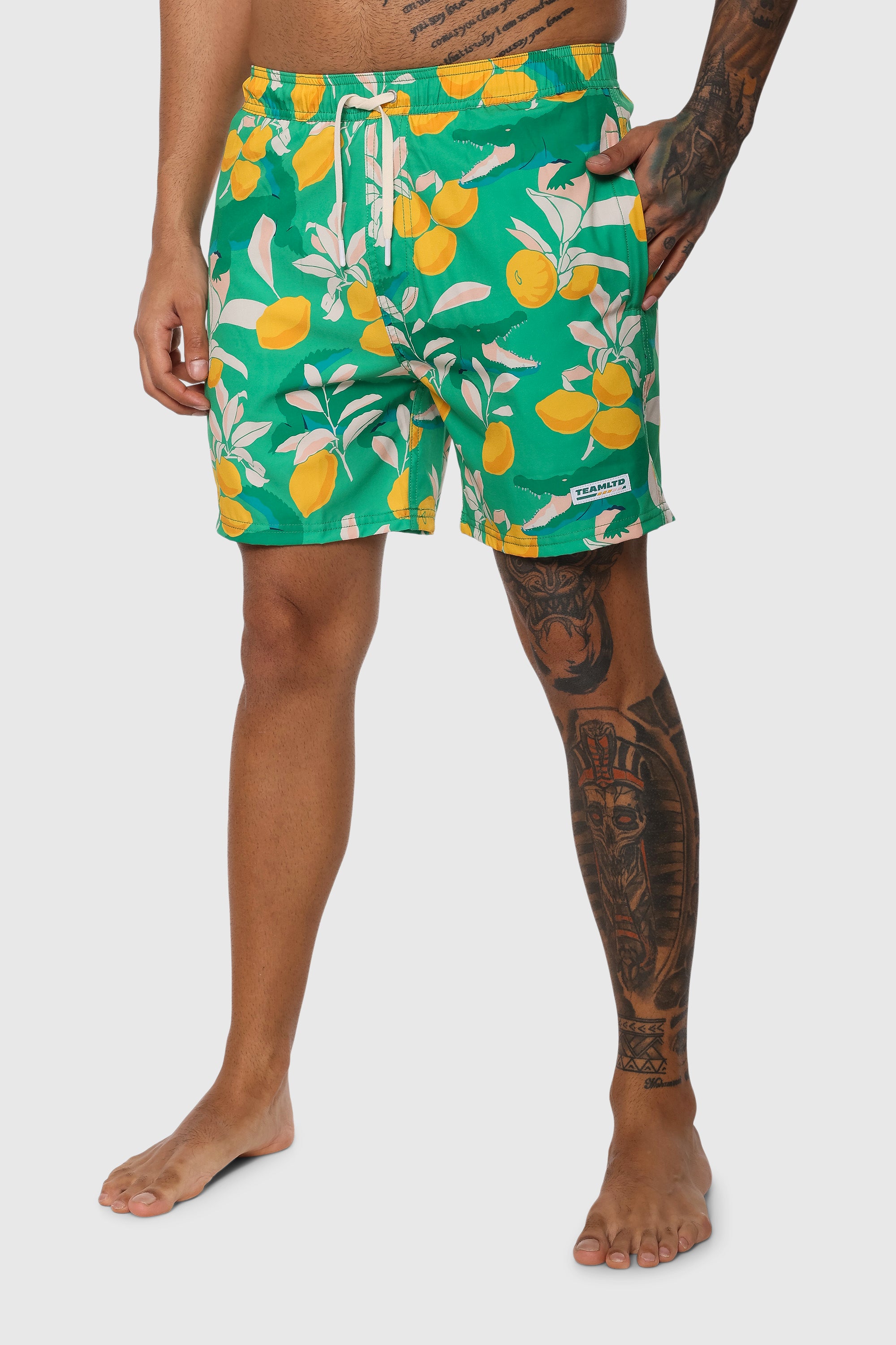 Classic Black Swim Shorts for Men - Comfortable & Quick-Dry Swimwear for Beach, Pool & Water Sports