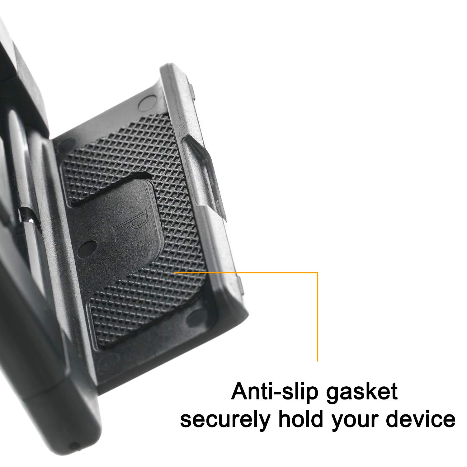 TFY Universal Tablet Wall Mount Holder for Kitchen, Bathroom, Bedroom & Living Room - Adjustable Stand for iPad, Samsung Tablets & Smartphones (Black) | Perfect for Cooking, Bathing, Reading & Entertainment