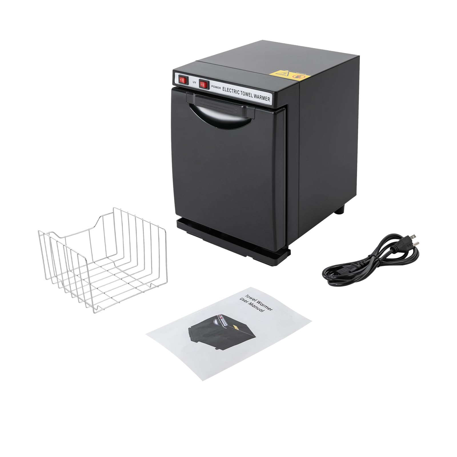 Premium Electric Towel Warmer Cabinet for Spa & Home - 11.6 x 8.3 x 10.3 Inch Black - Perfect for Facial Treatments, Hair Salons, Relaxing Baths & Luxury Self-Care Moments