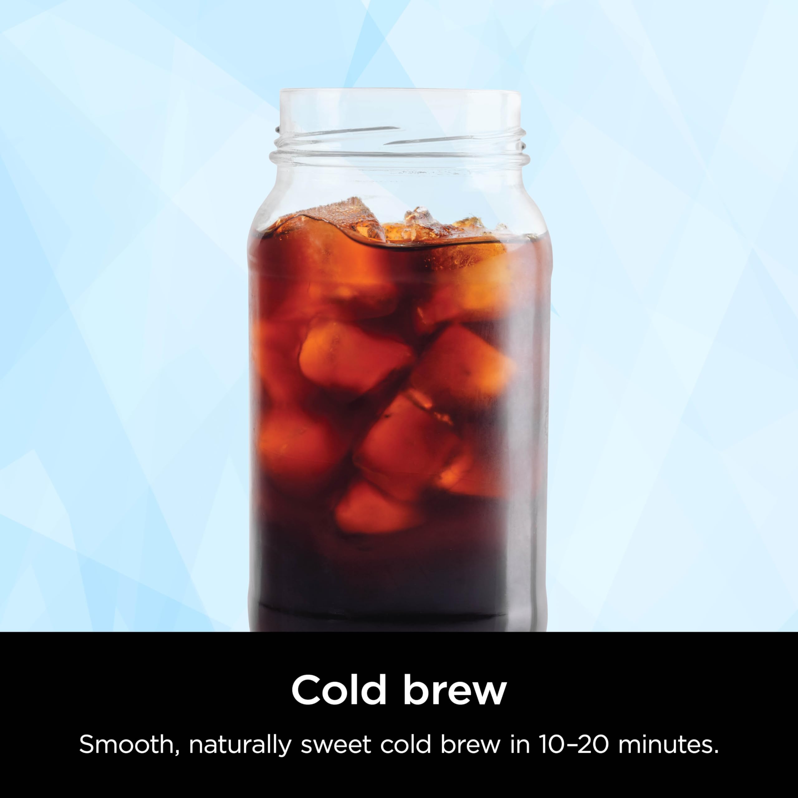 Ninja® CM360C Hot & Iced Coffee Maker - 10 Cup Glass Carafe with Rapid Cold Brew Technology | Single Serve & Drip Coffee Machine (Canadian Version) | Perfect for Home, Office & Small Businesses