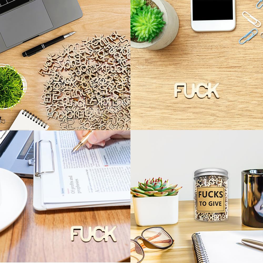 Funny 'Jar of Fuck to Give' Gag Gift - Unique Birthday, Christmas & White Elephant Present for Friends, Coworkers, Boss, Family (Husband, Wife, Mom, Dad, Sister, Brother) - Perfect for Office Pranks, Secret Santa & Humorous Gift Exchanges