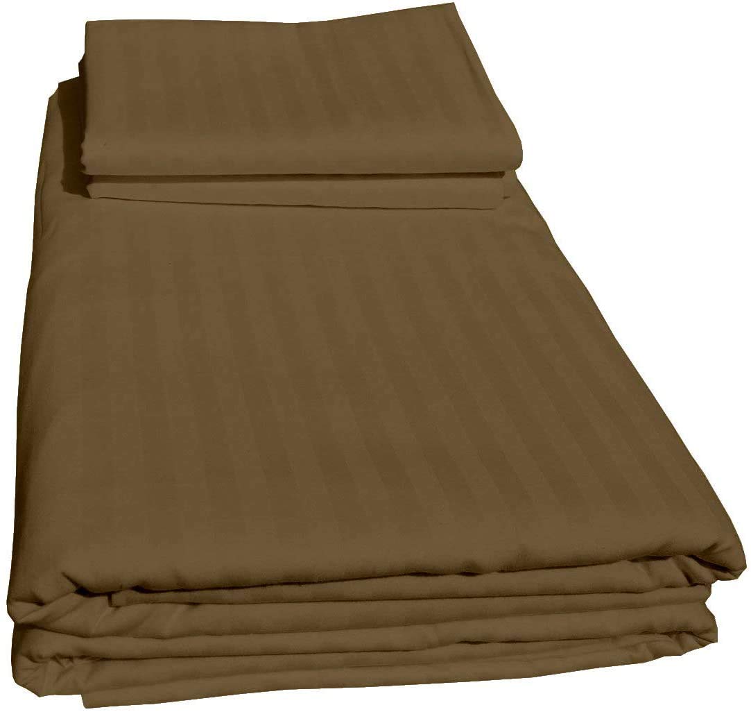 Premium 600 Thread Count 100% Cotton Extra Deep Pocket Sheet Set - Fits 18