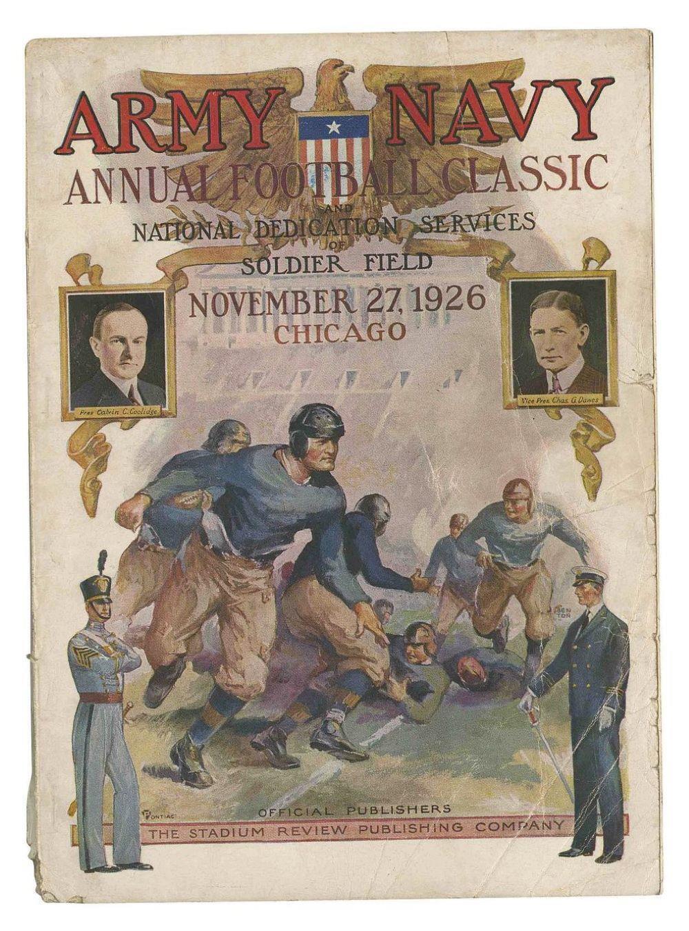 Vintage 1926 Army vs Navy Football Game Program - Official Collector's Edition | Perfect for Sports Memorabilia Displays & Historical Collections