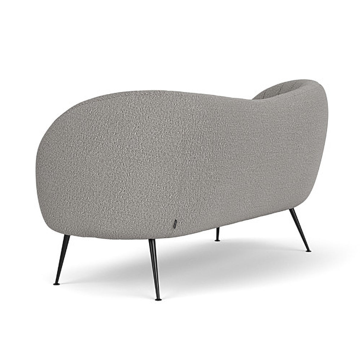 Flora Boucle 2-Seater Sofa - Modern Upholstered Loveseat for Living Room, Bedroom & Small Spaces | Soft Chenille Fabric Couch with Solid Wood Frame