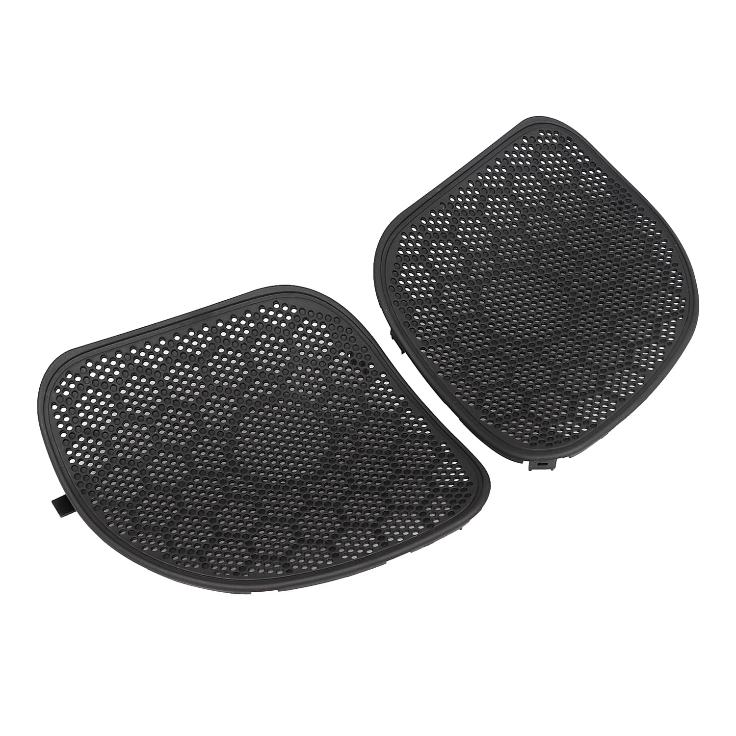 Black Front Fairing Speaker Grilles Mesh Covers Cap for Harley Road Glide FLTRX FLTRXS FLTRU 2015-2023 - Durable Motorcycle Audio Protection for Long Rides & Custom Upgrades