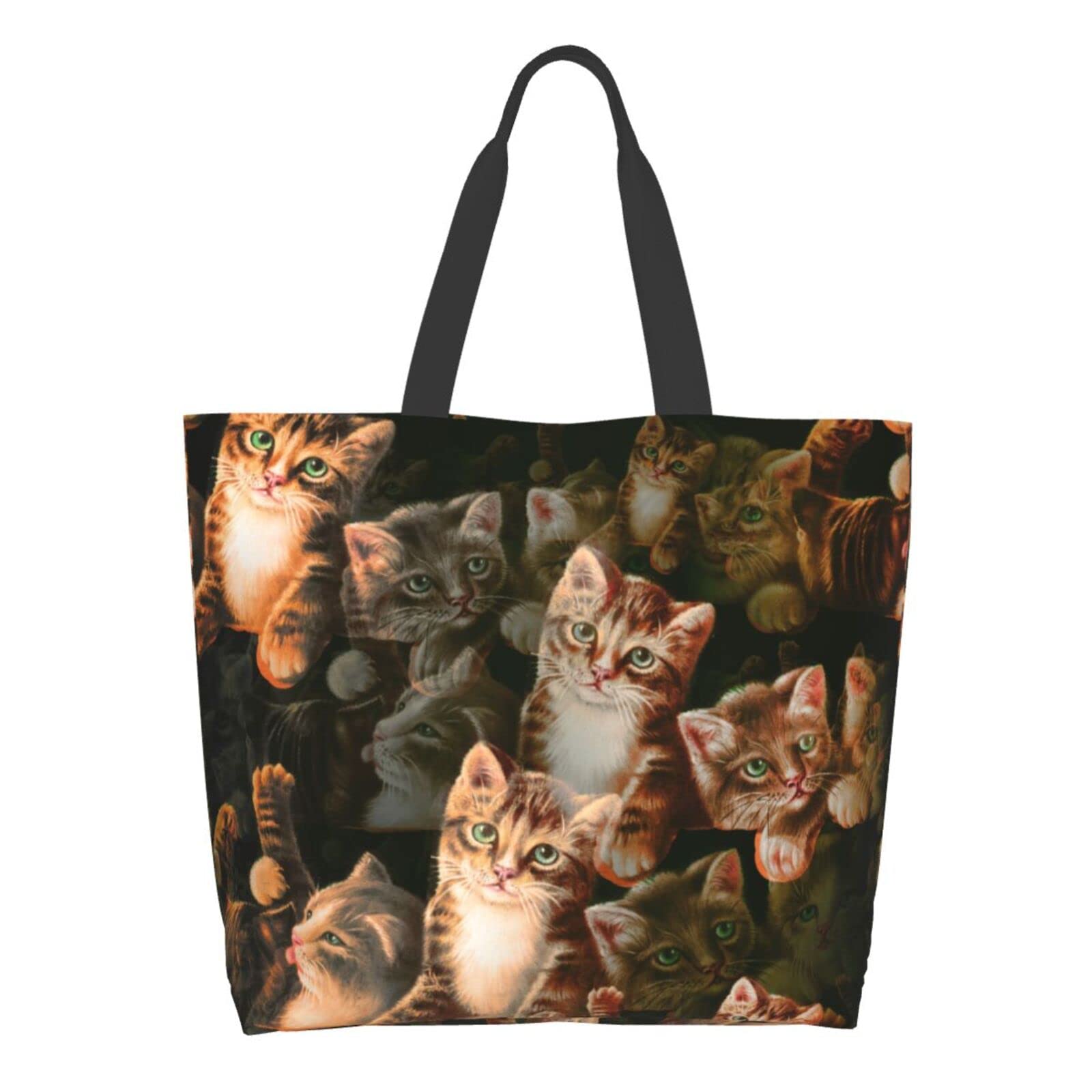 **Eco-Friendly Large Reusable Shopping Tote Bag - Durable, Foldable & Portable for Grocery, Travel & Daily Use | Unisex Design for Men & Women**