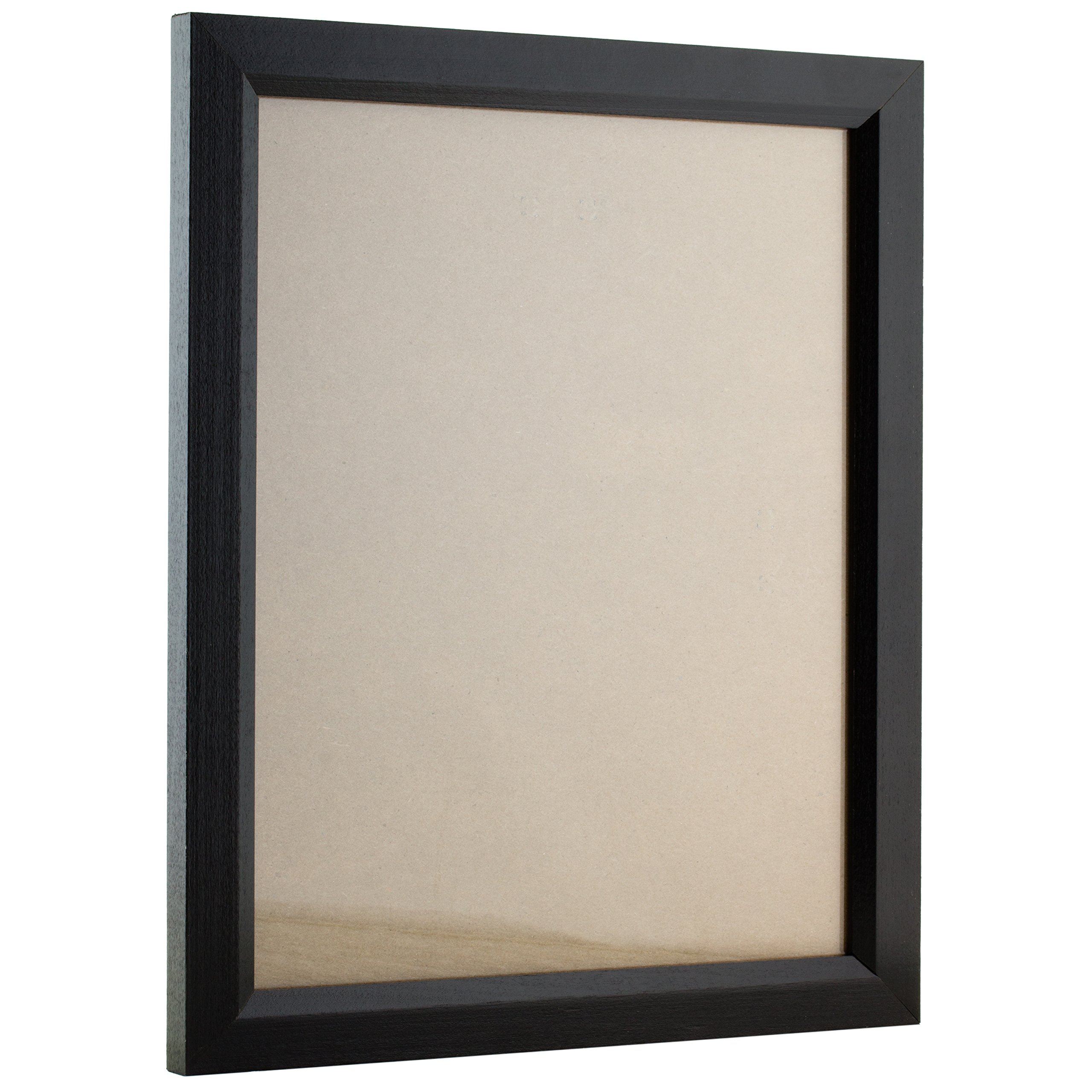 Craig Frames 14x19 Inch Solid Black Picture Frame - 0.825