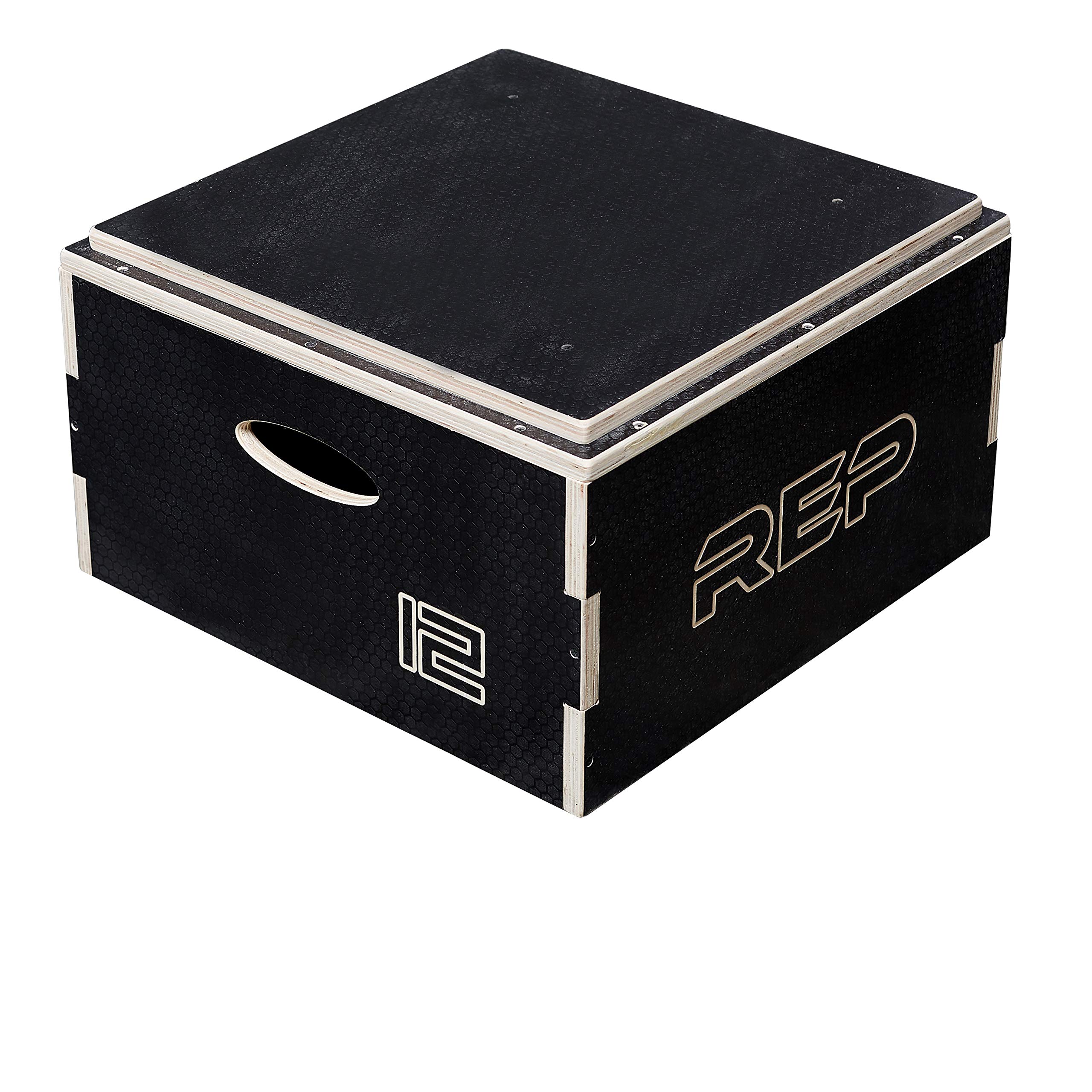 REP Fitness Stackable Wood Plyometric Box for Jump Training, Strength & Conditioning - 4/6/8/12 Inch Plyo Box Sizes (Fully Assembled) - Perfect for CrossFit, Home Gym & Athletic Training